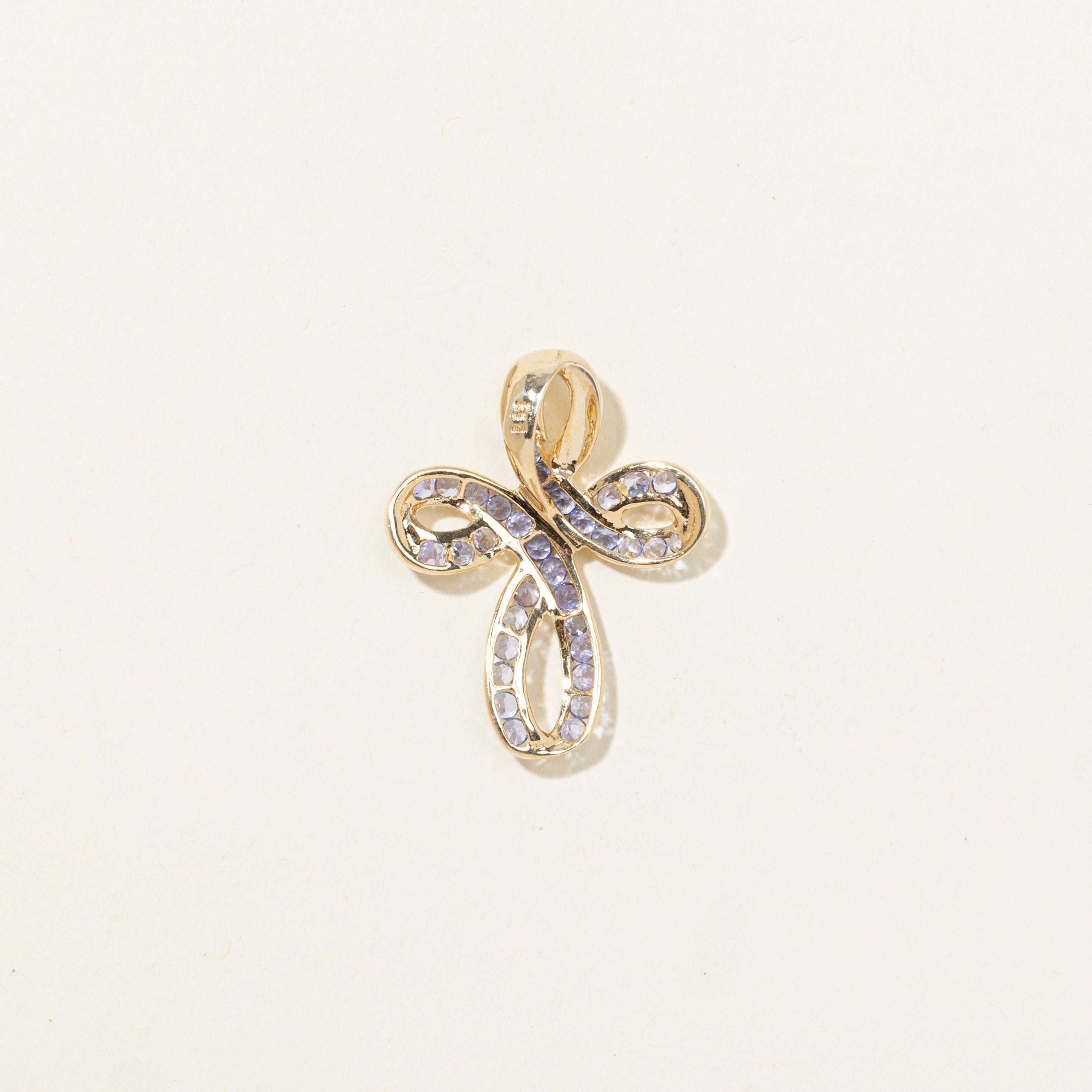 Tanzanite Cross Pendant | 0.90ctw