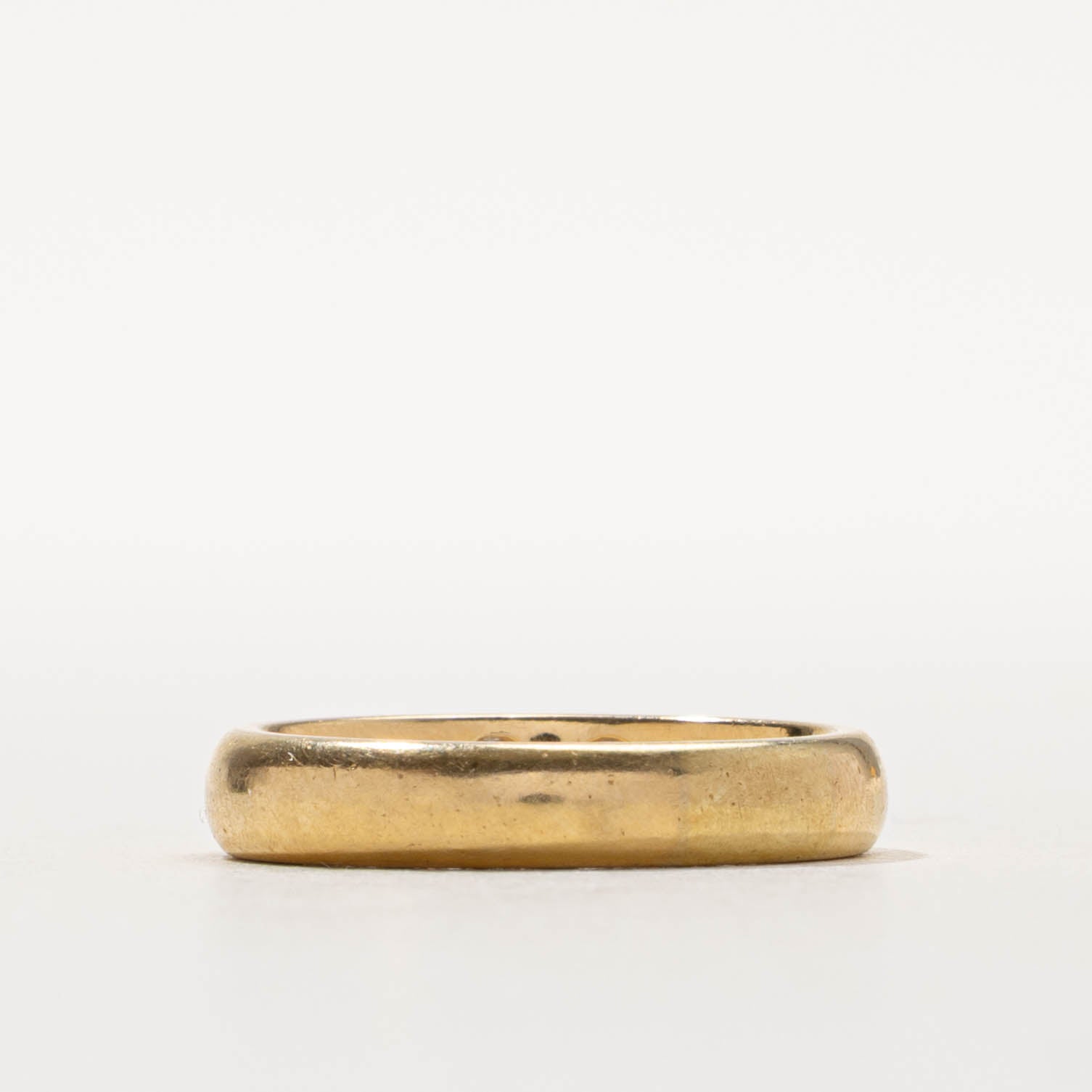18k Two Stone Flush Set Diamond Band | 4.00mm | SZ 7.25