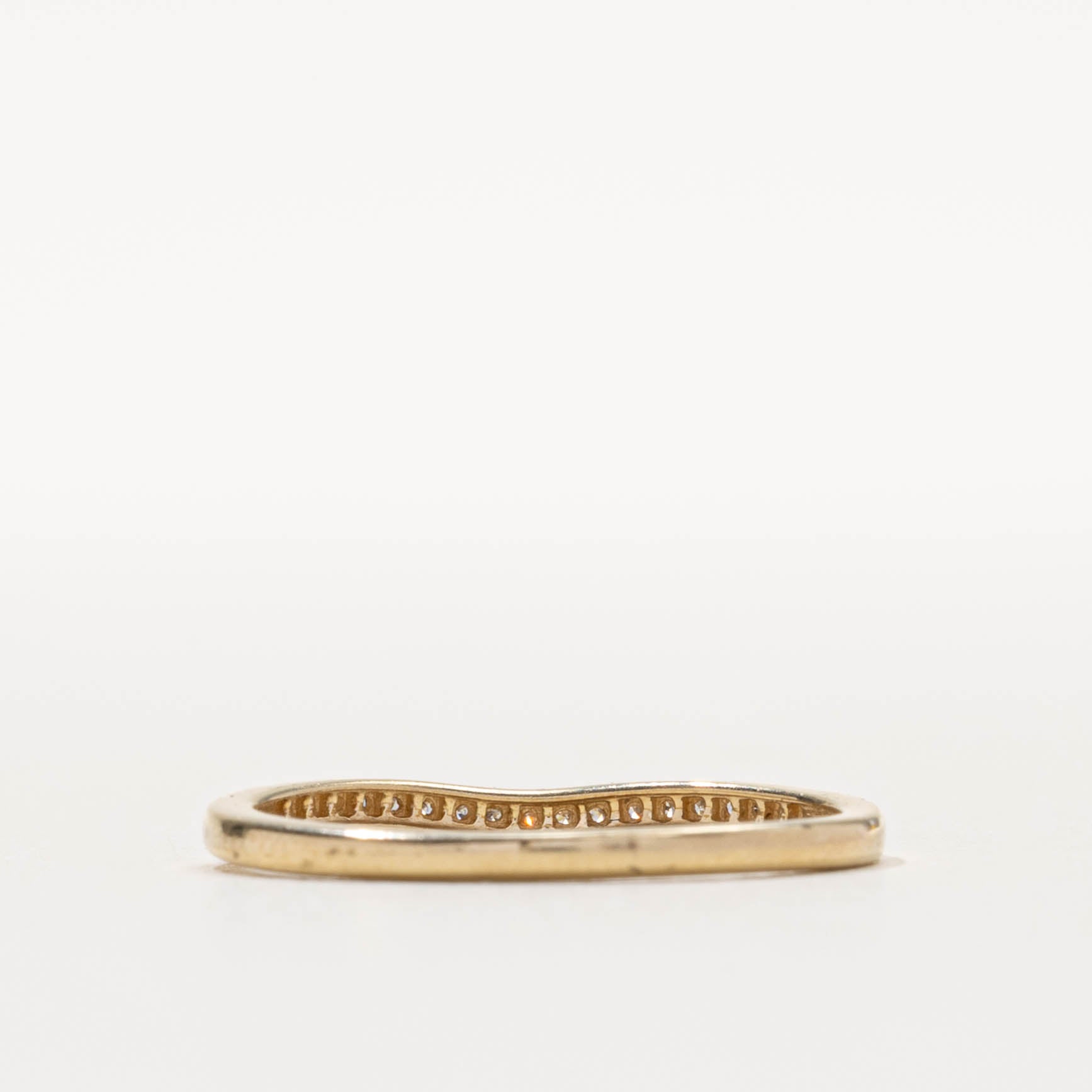 10k Semi-Eternity Diamond Chevron Ring | SZ 7.25