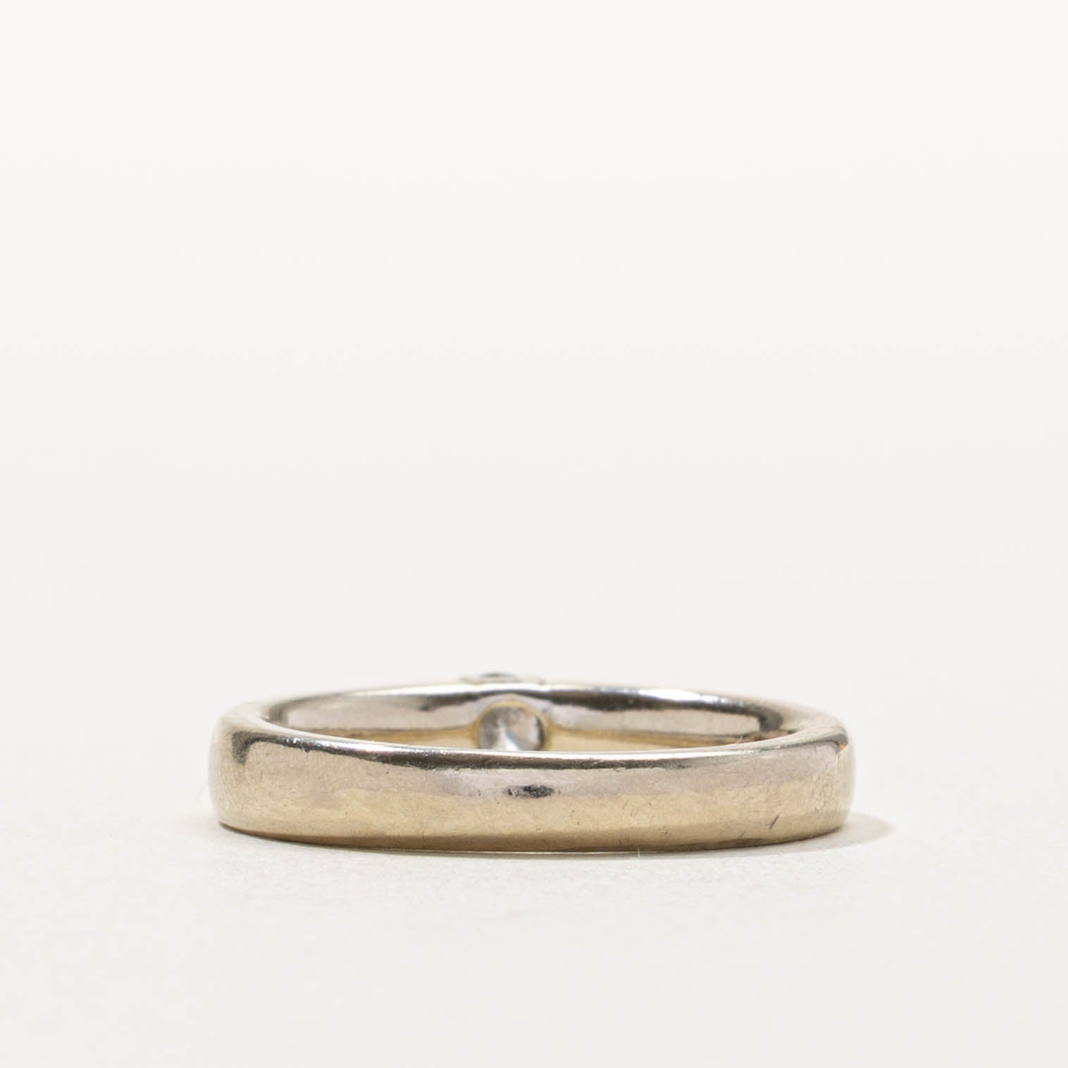 14k Flush Set Diamond Band | 3.50mm | SZ 6