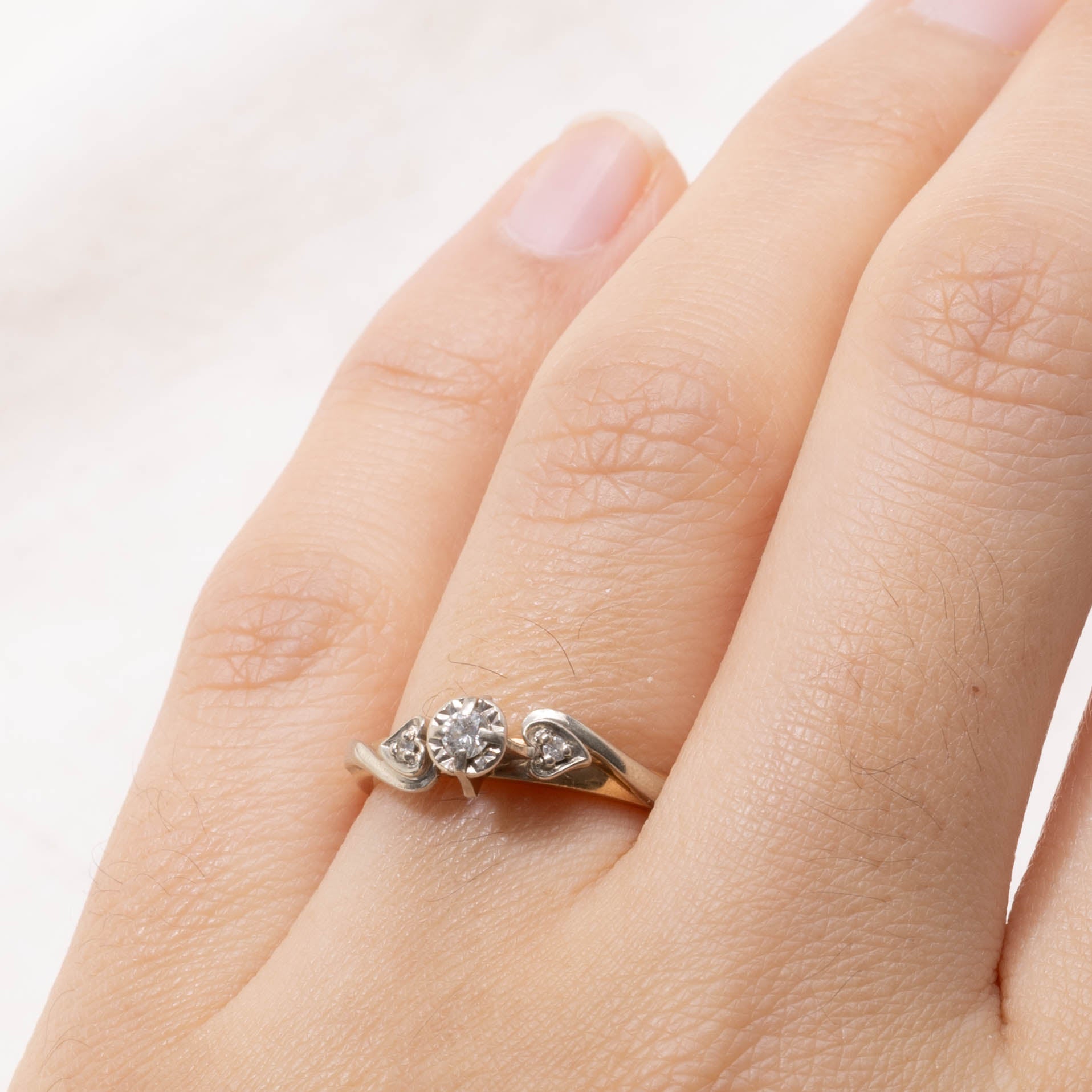 Vintage Canadian Illusion Set Diamond Ring | SZ 6