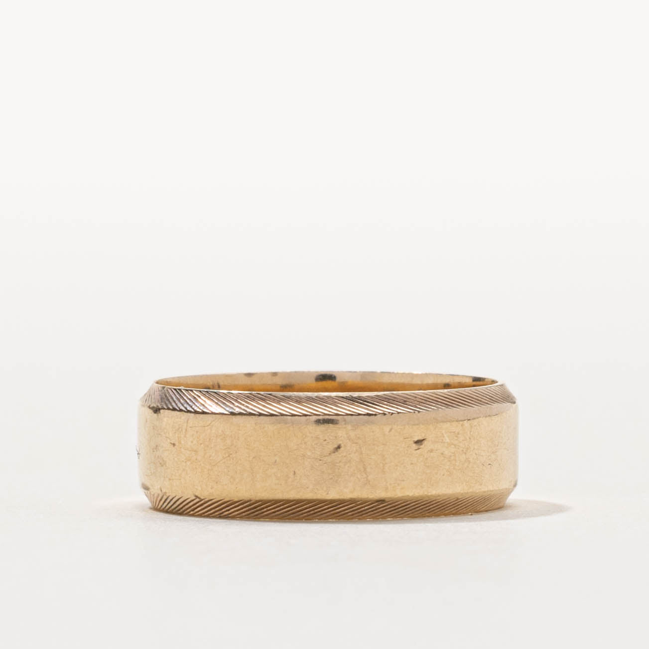 1989 Birmingham Diagonal Diamond Grooved Band | 5.95mm | SZ 5.5