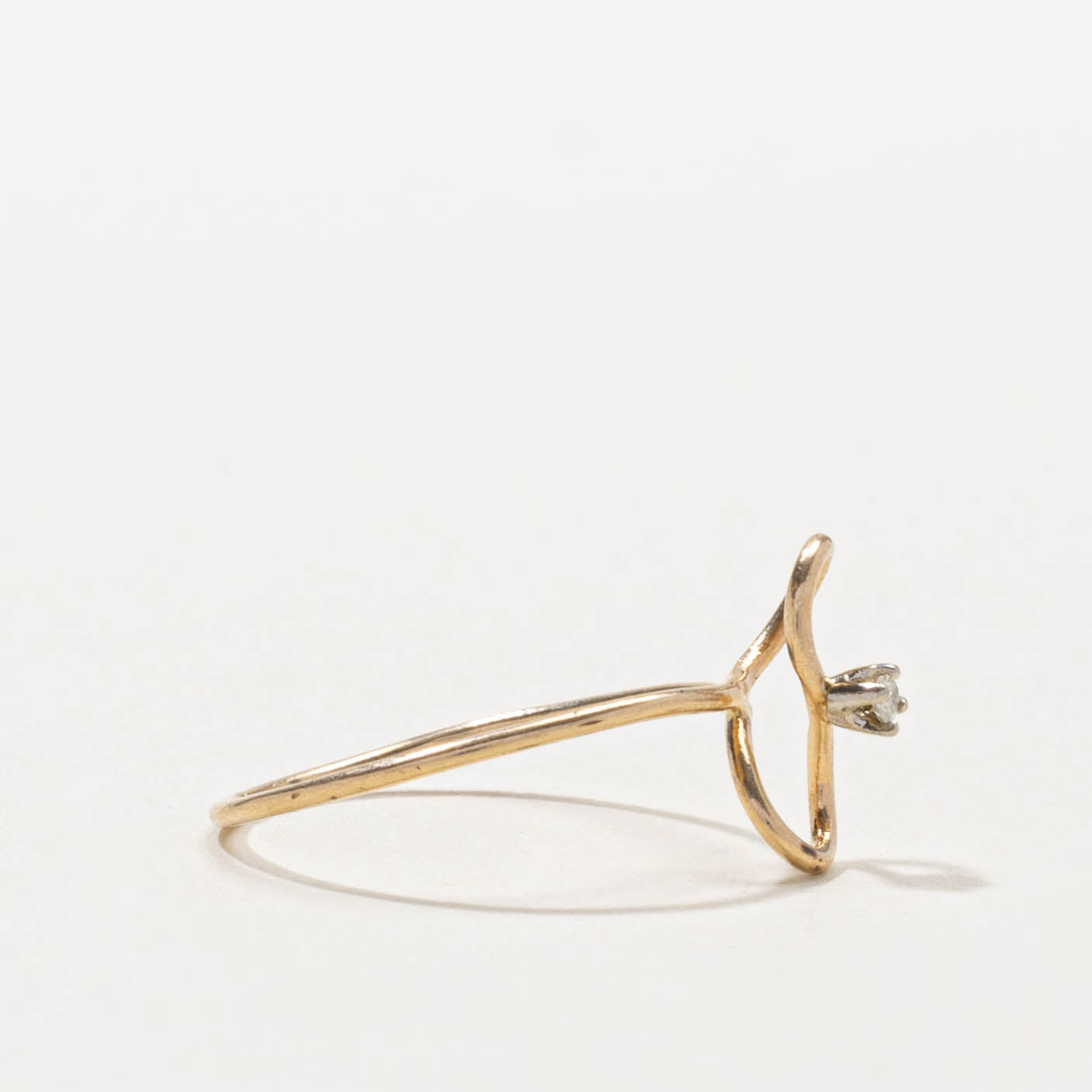 10k Diamond Infinity Openwork Ring | SZ 3.5