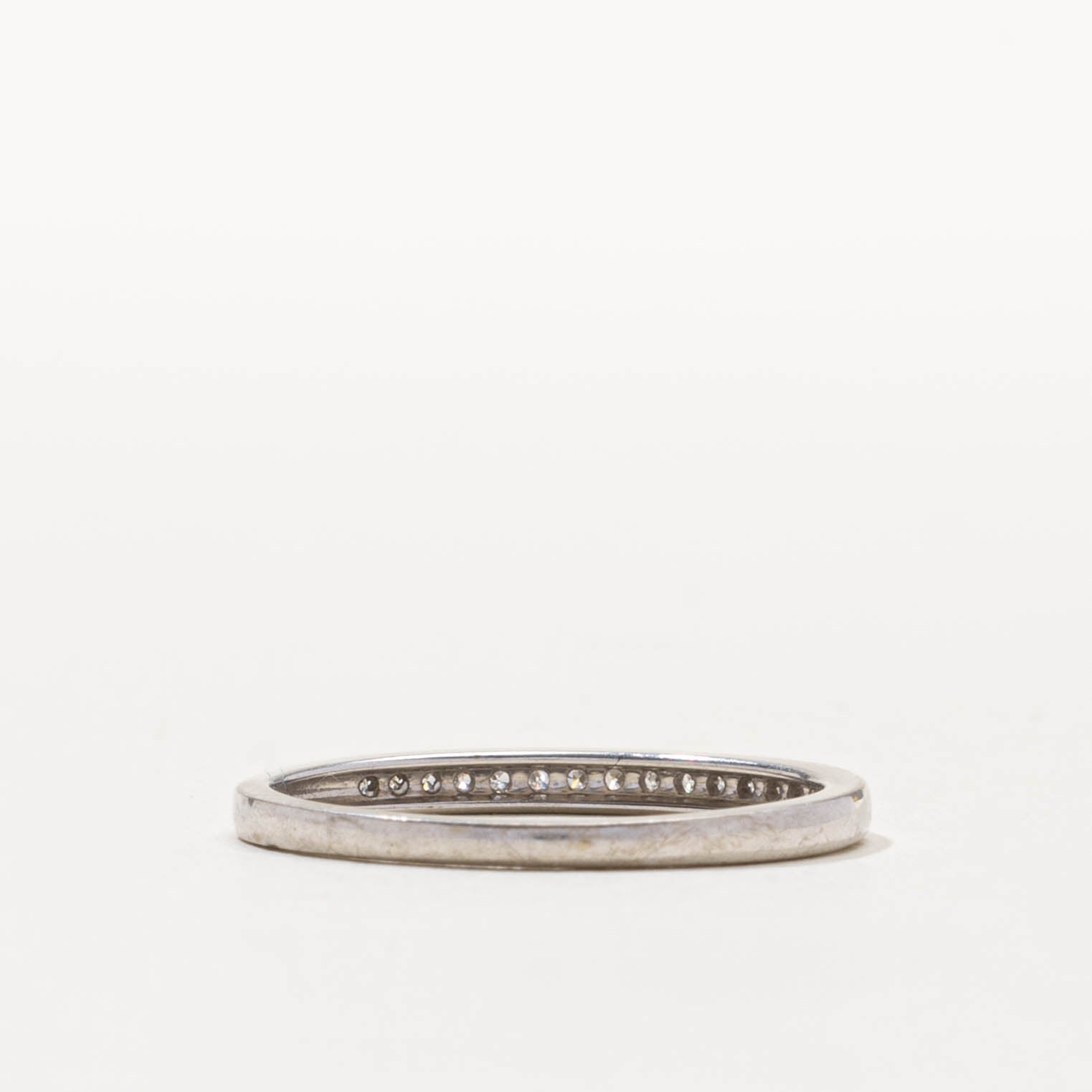 10k Semi Eternity Diamond Band | SZ 8