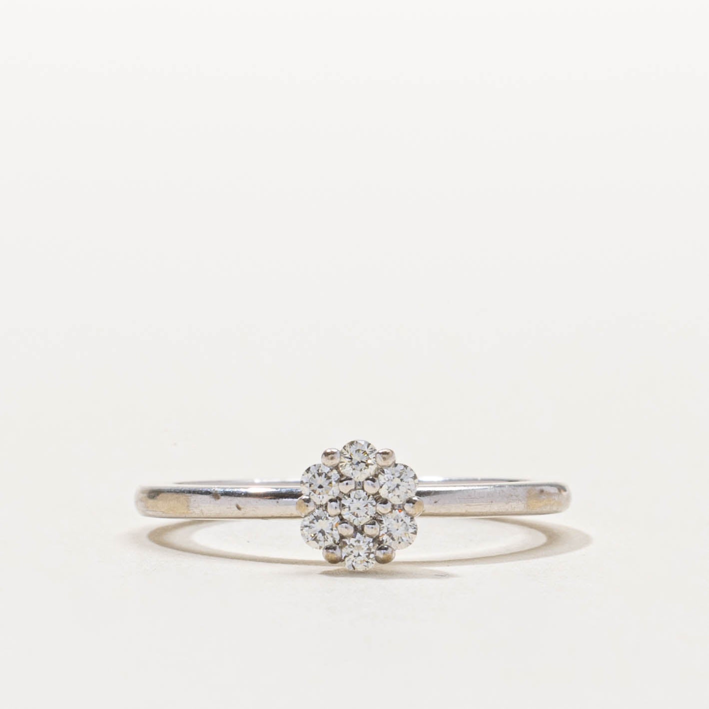 10k Diamond Daisy Cluster Ring | SZ 7