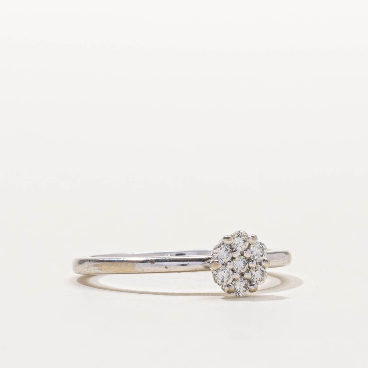 10k Diamond Daisy Cluster Ring | SZ 7