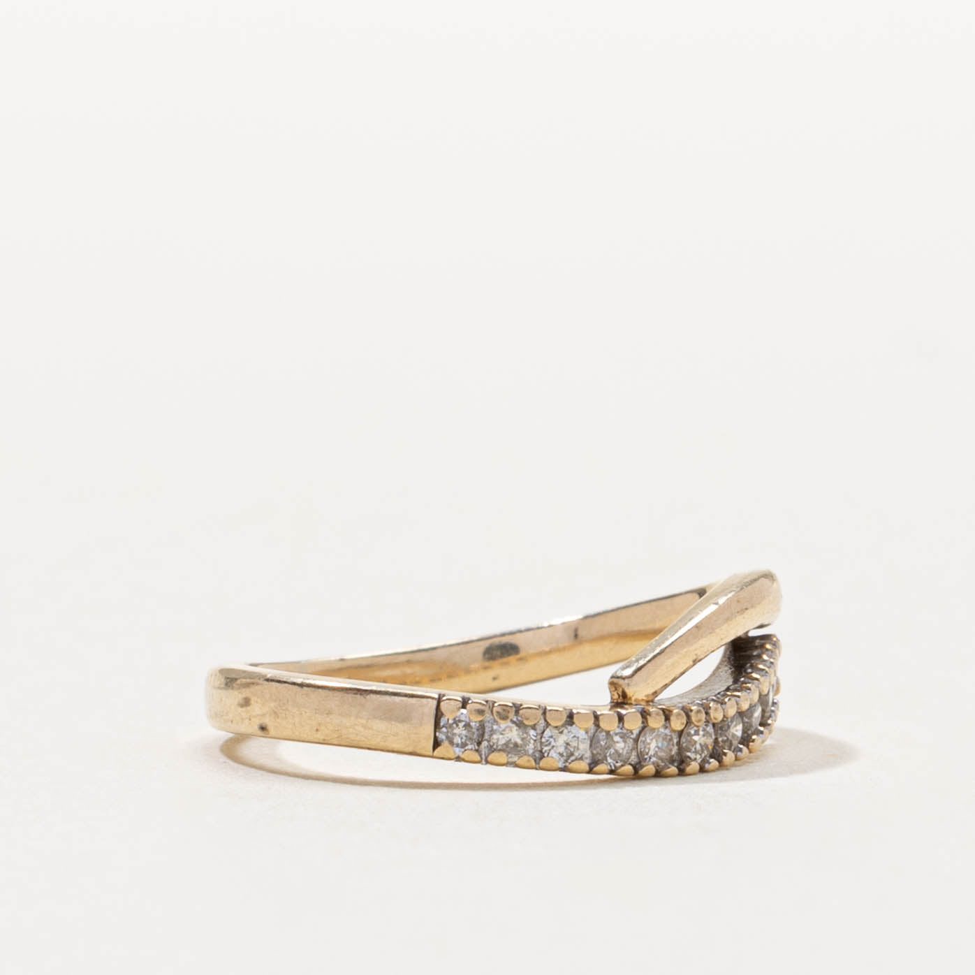 10k Diamond Waterfall Ring | SZ 4