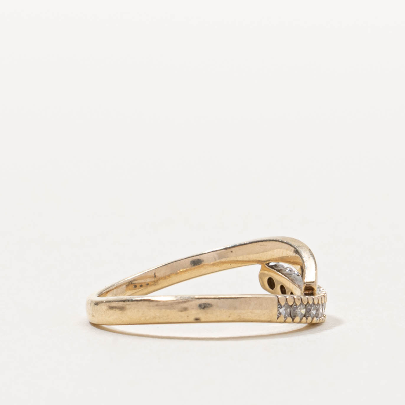 10k Diamond Waterfall Ring | SZ 4