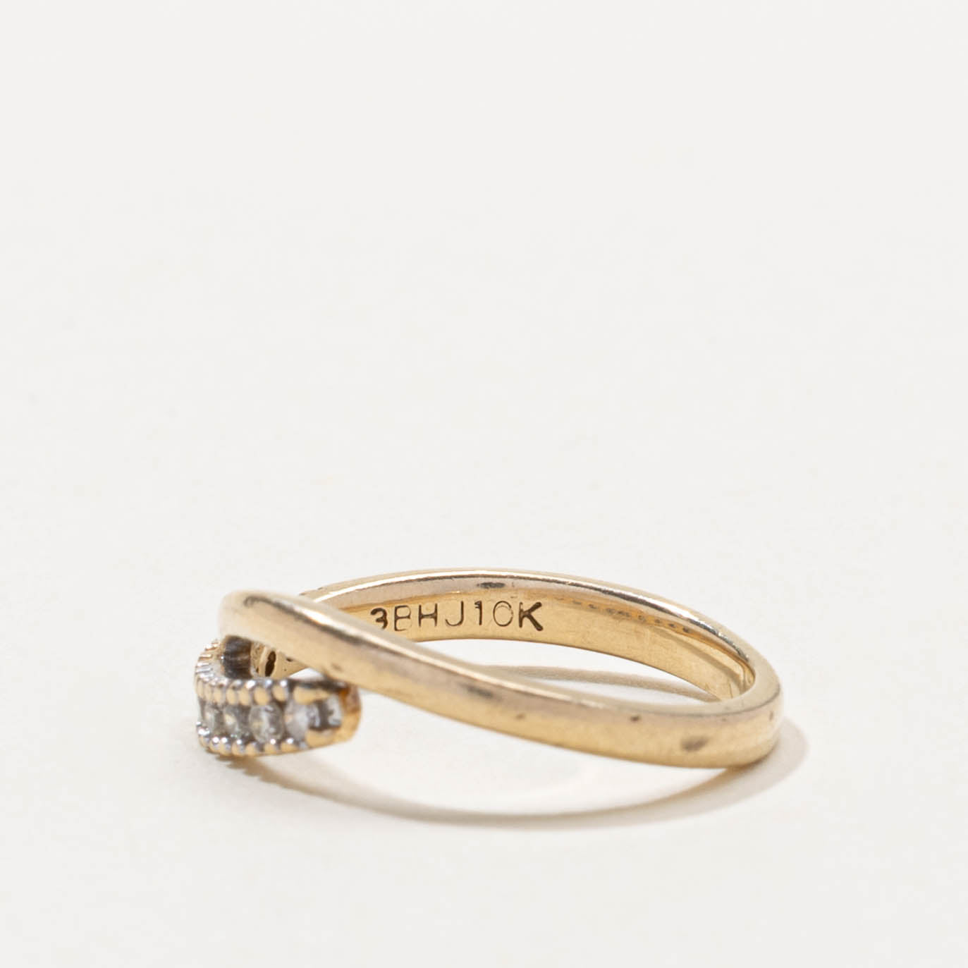10k Diamond Waterfall Ring | SZ 4
