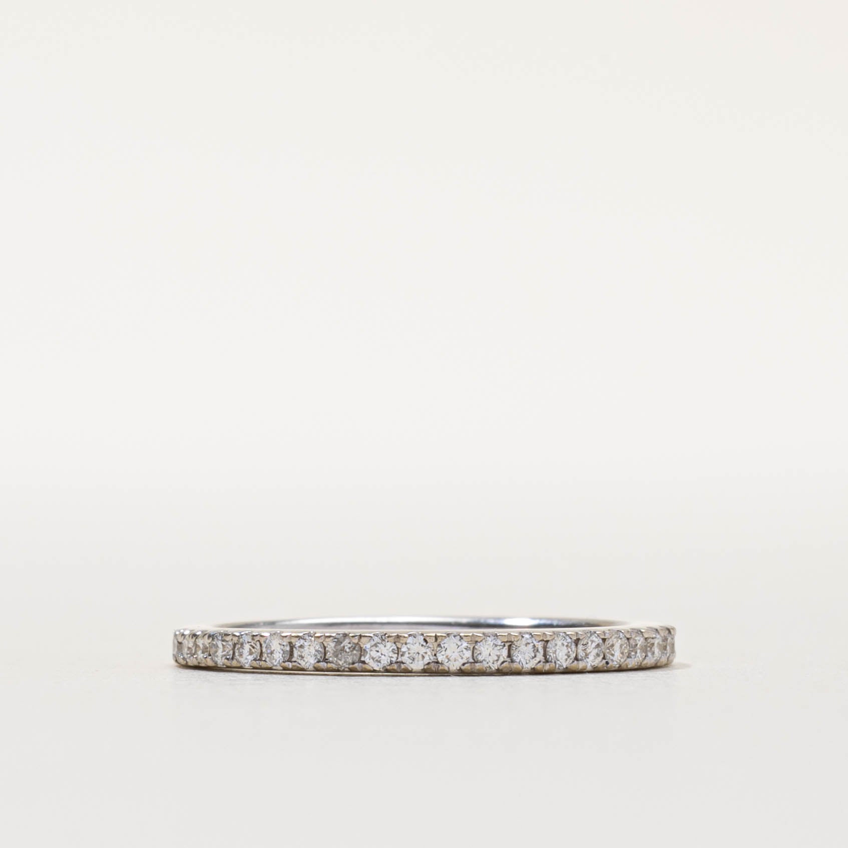 ‘Vera Wang’ 14k Semi-Eternity Diamond Band | 1.75mm | SZ 5.75