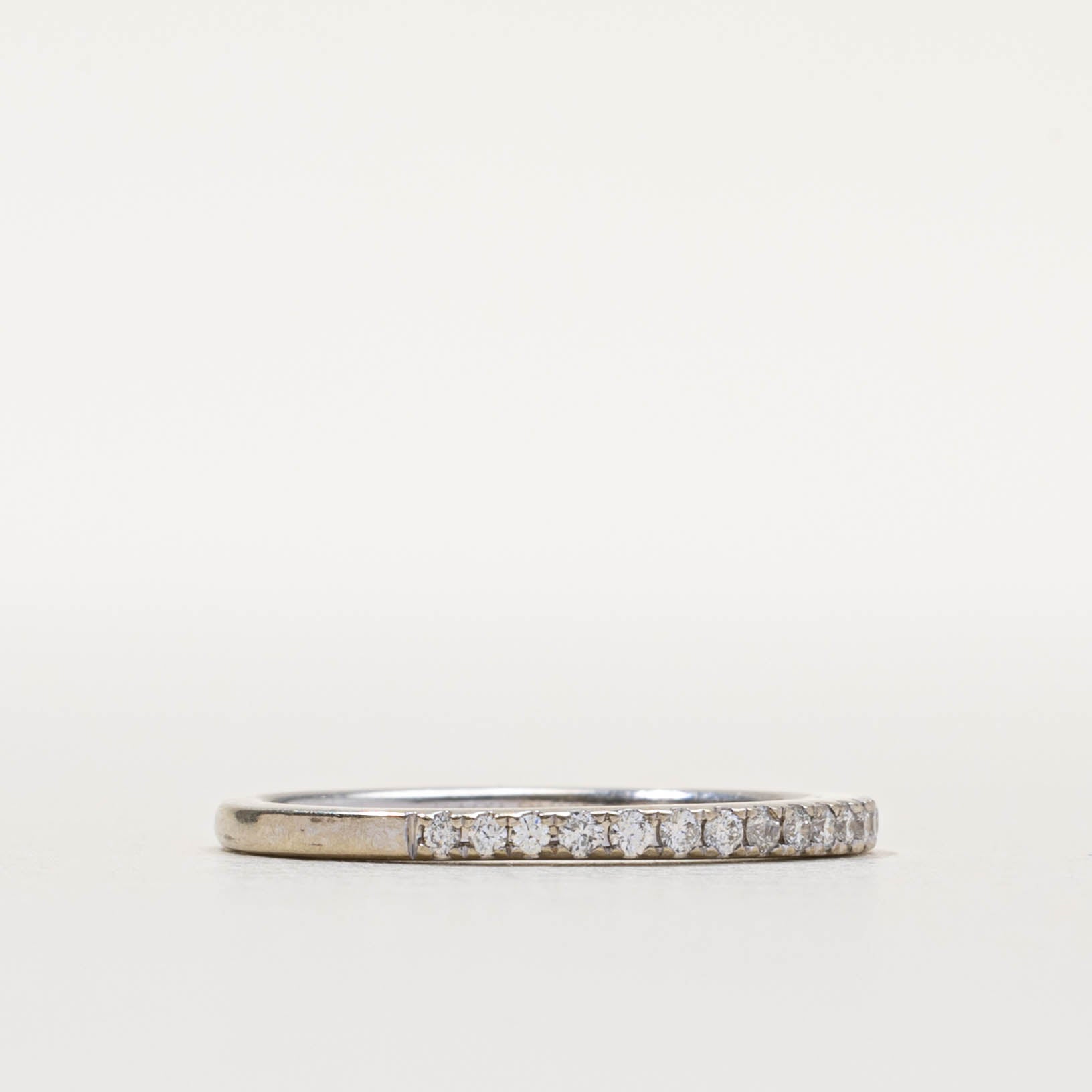 ‘Vera Wang’ 14k Semi-Eternity Diamond Band | 1.75mm | SZ 5.75