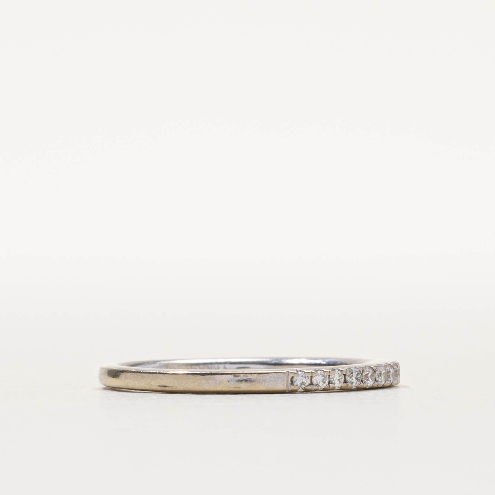 ‘Vera Wang’ 14k Semi-Eternity Diamond Band | 1.75mm | SZ 5.75