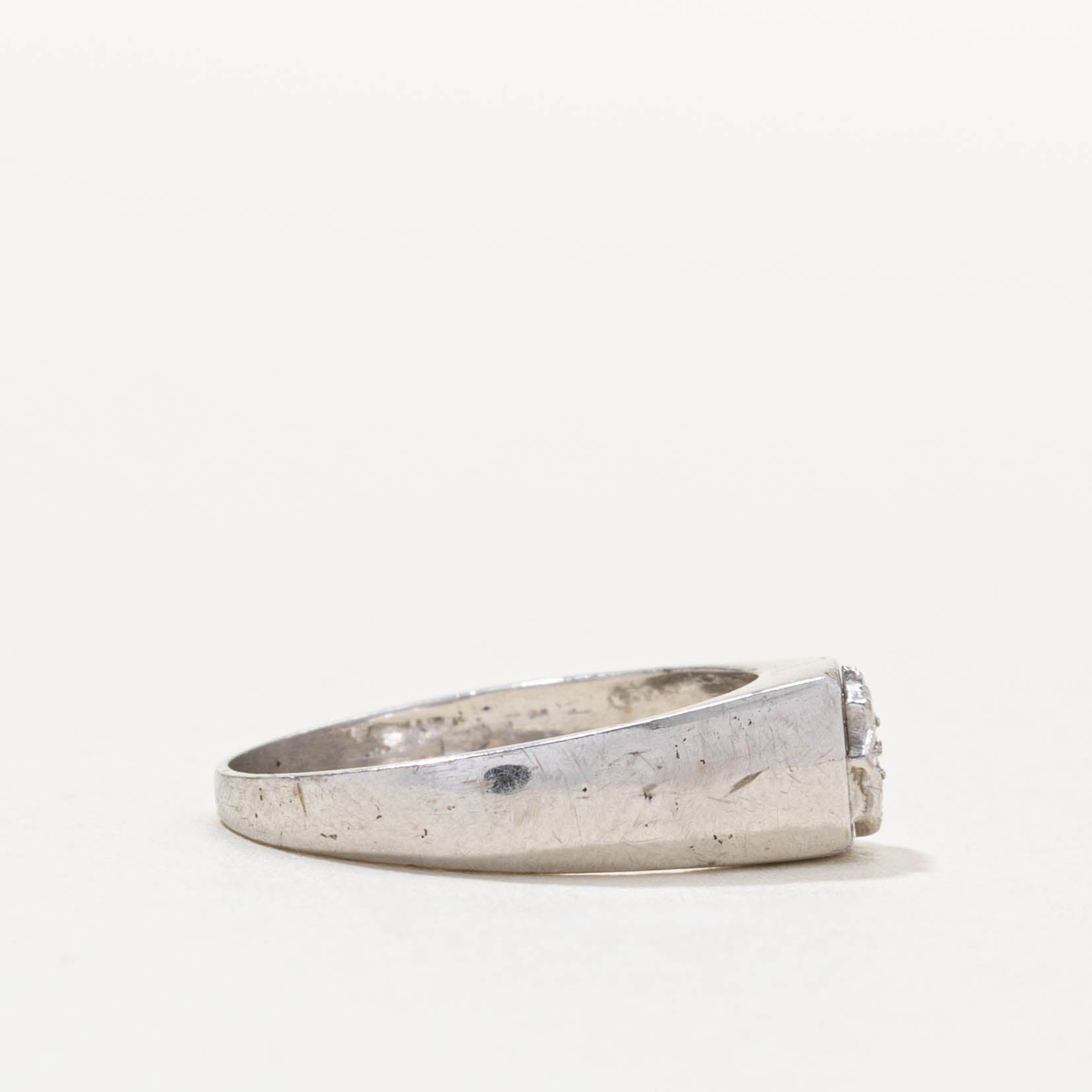 Star Set Diamond Milgrained Ring | SZ 3.25