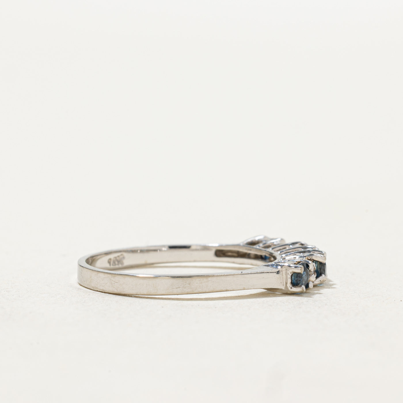 Semi Eternity Sapphire & Diamond Band | SZ 6.25