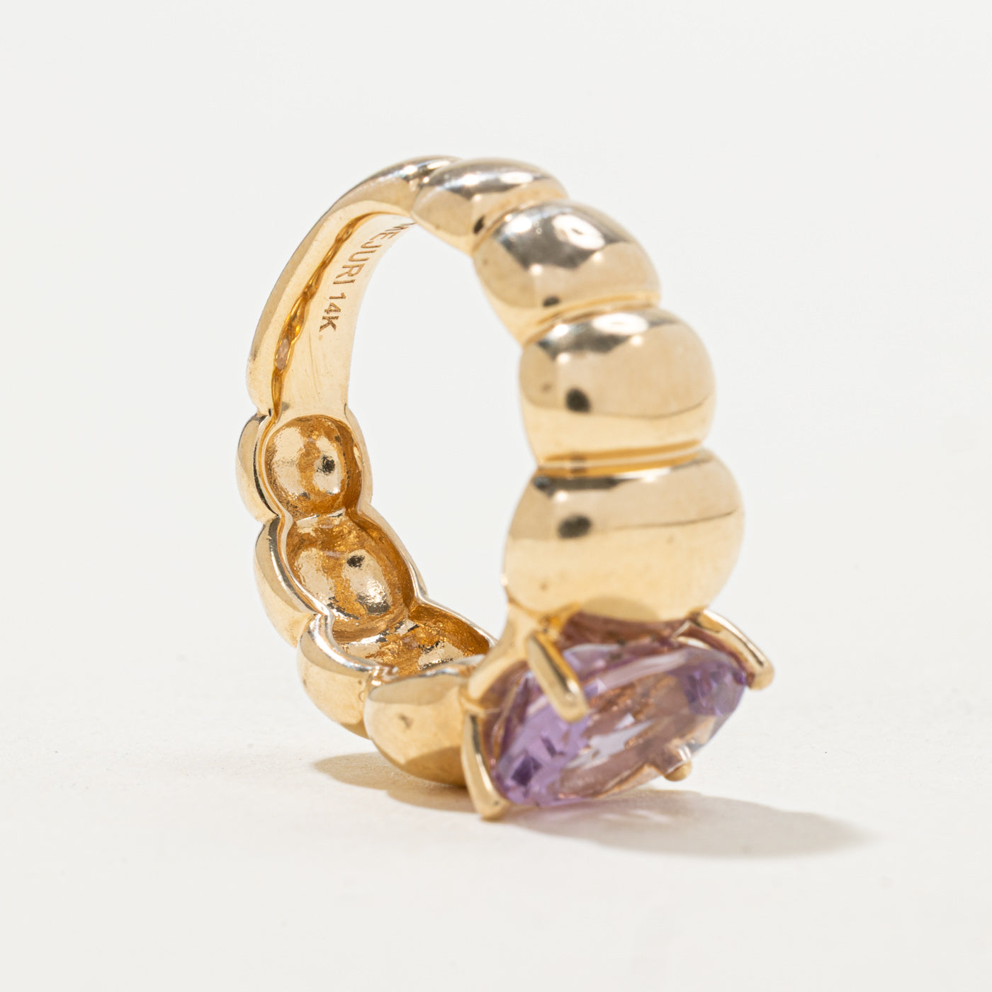 'Mejuri' Puffy Charlotte Gemstone Ring | 2.00ct | SZ 5.0