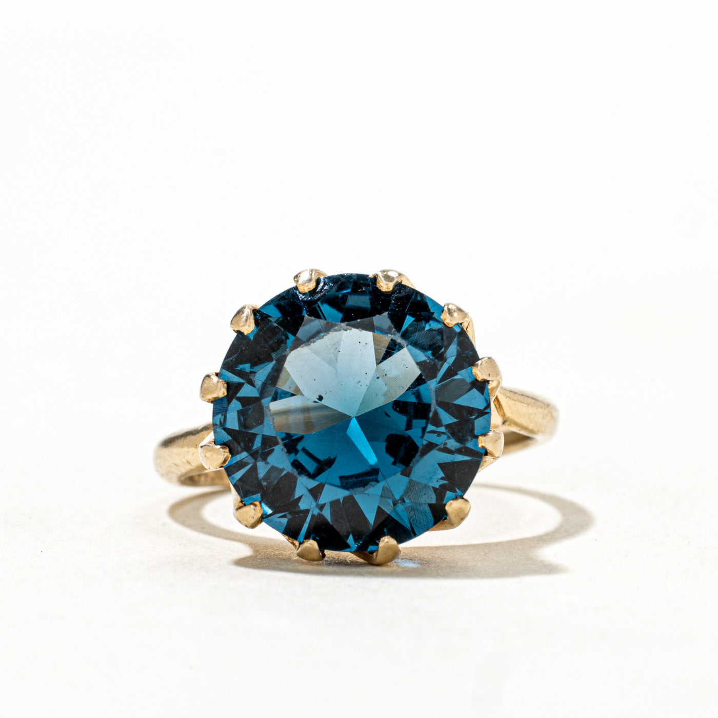 Synthetic Spinel Cocktail Ring | SZ 5.0