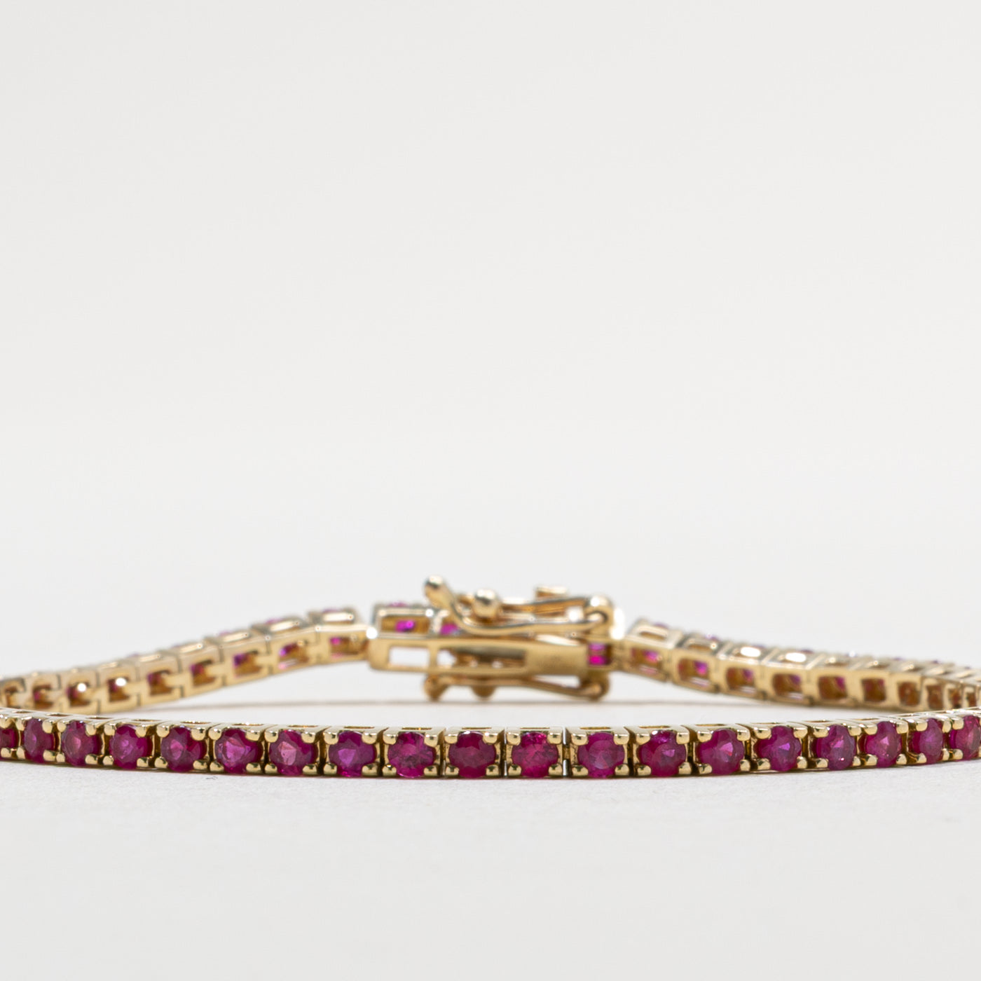 14k Ruby Tennis Bracelet | 1.75ctw
