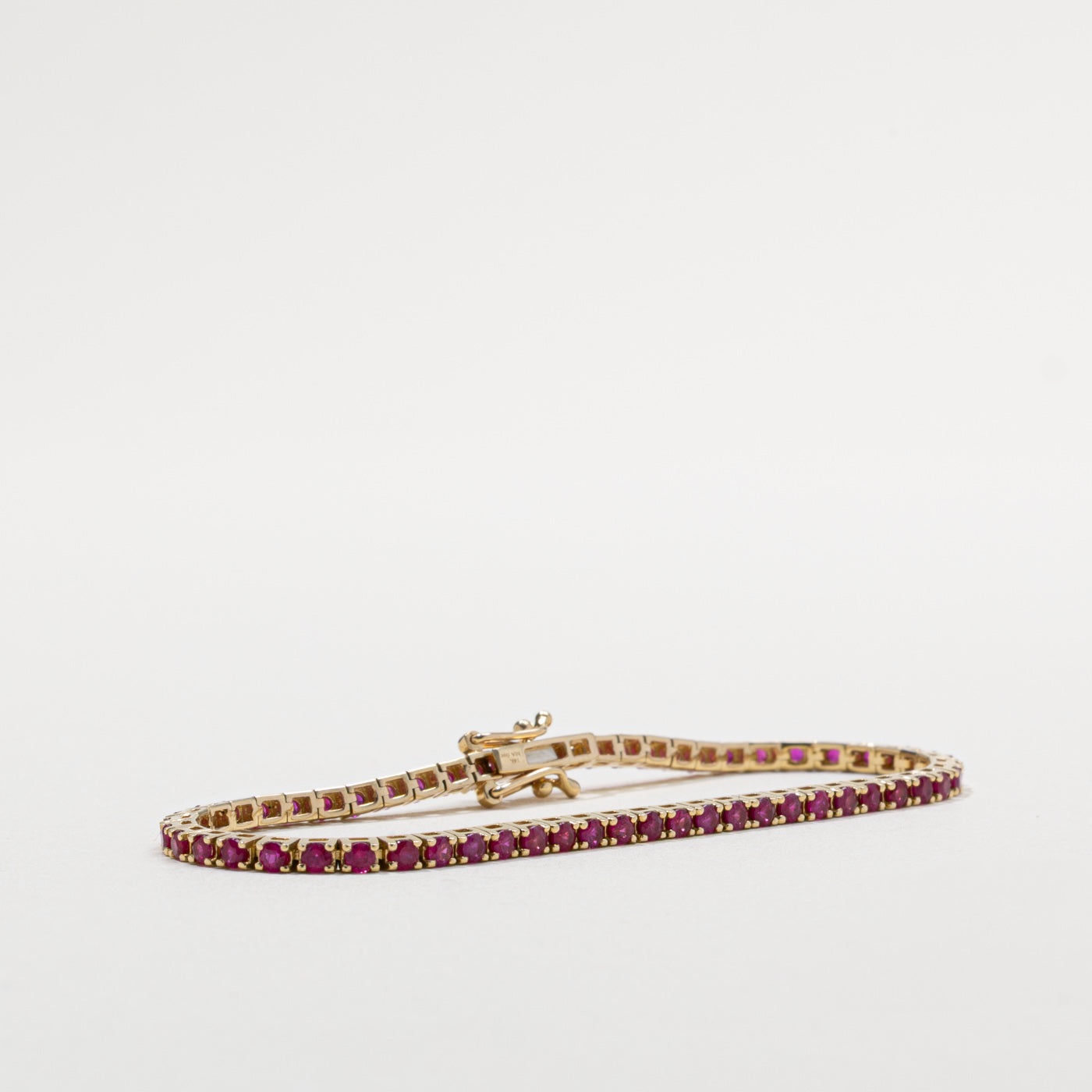 14k Ruby Tennis Bracelet | 1.75ctw