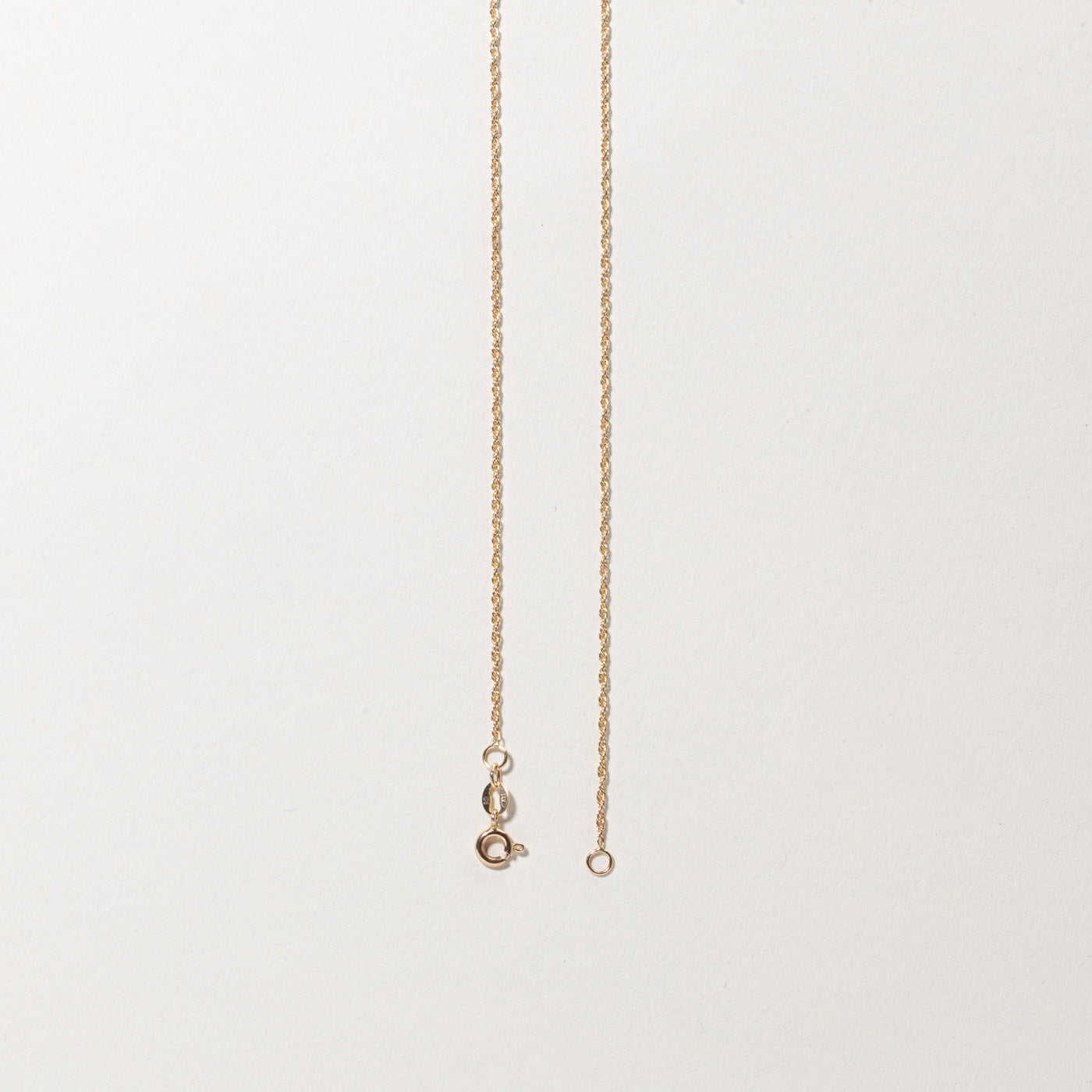 14k Opal Rope Detail Pendant Necklace | 1.06ct | 20"