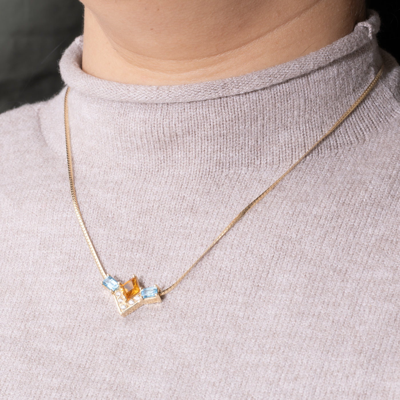 ***ÉVALUATION*** Collier en or 14 carats 6291-81