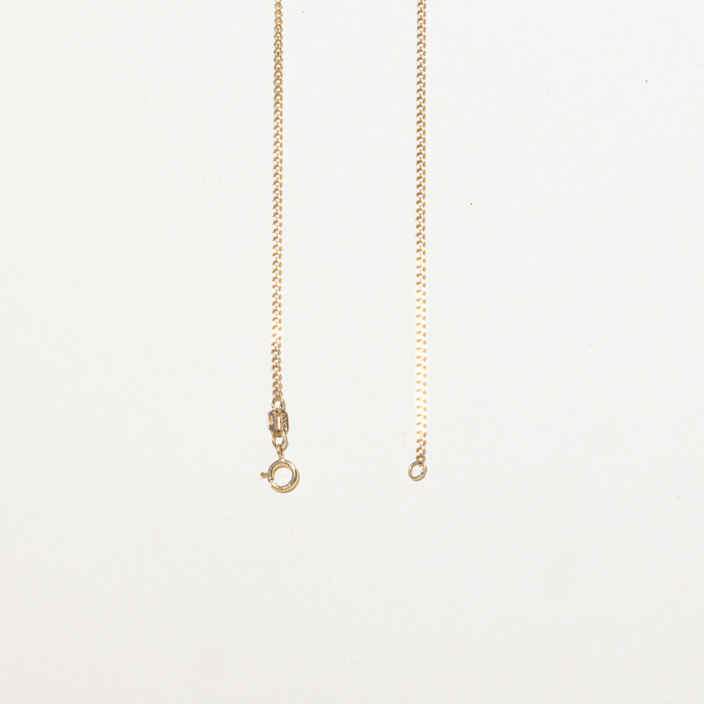 Collier pendentif géométrique solitaire en diamant 10 carats | 43 cm