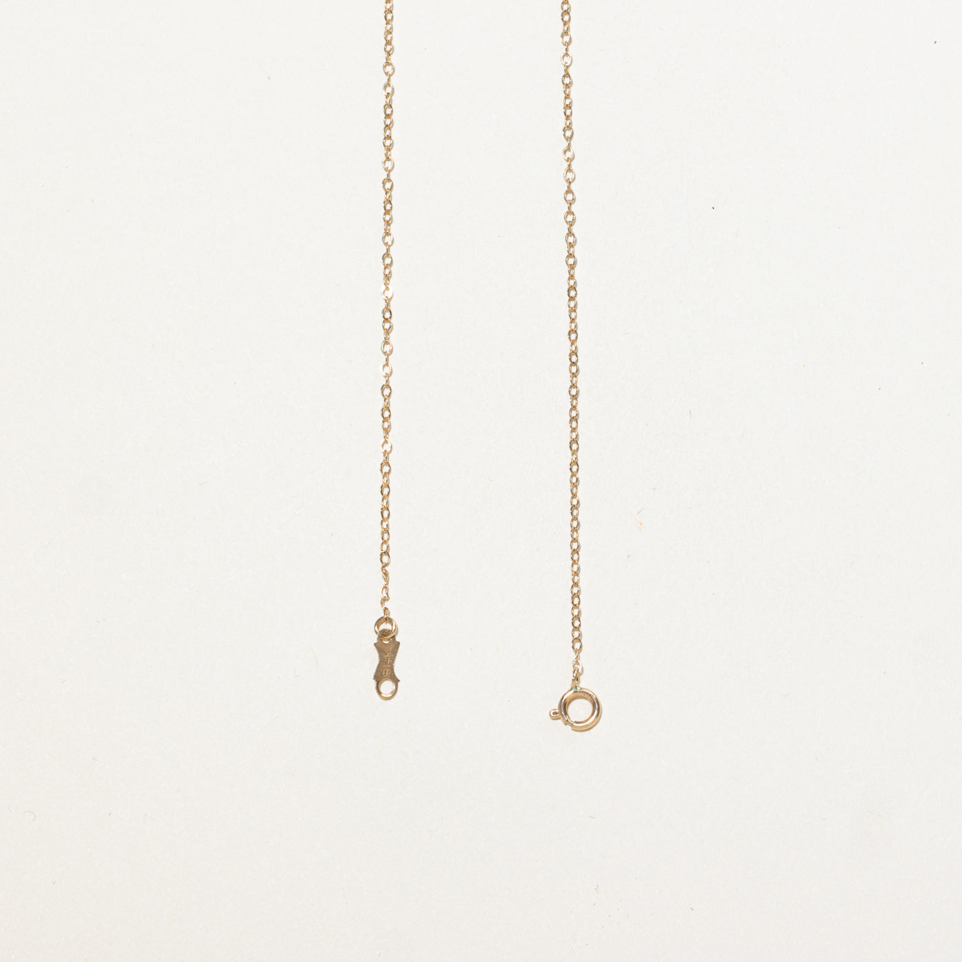 14K Diamond Geometric Pendant Necklace | 16"