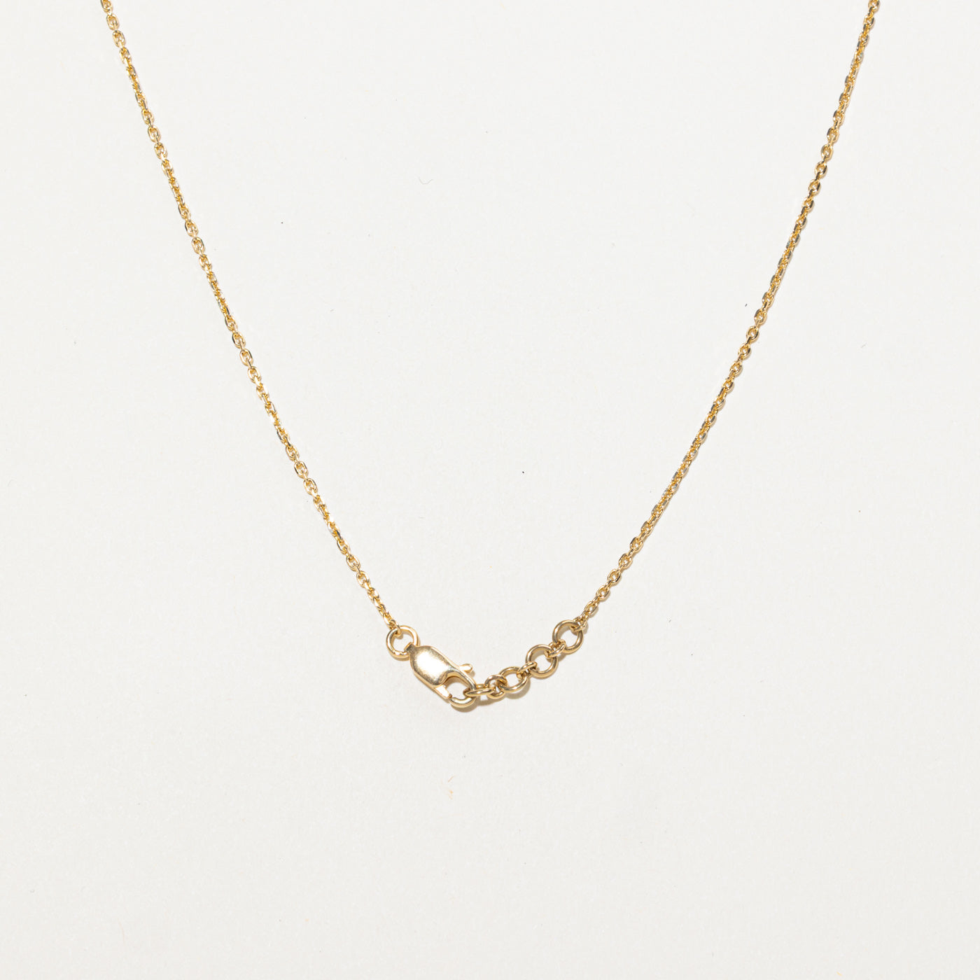 18K Diamond Circle Cluster Pendant Necklace | 16"