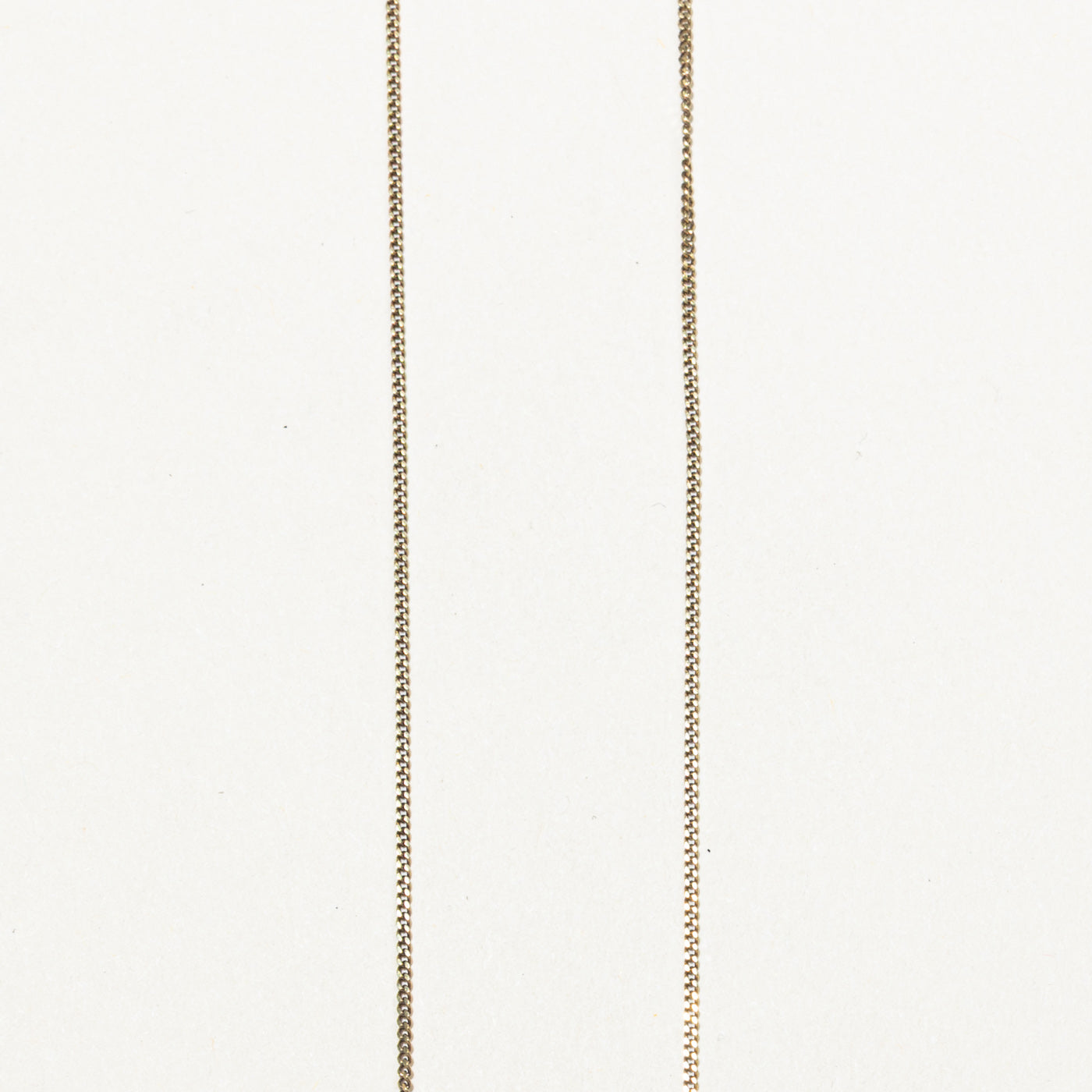 14K Diamond Geometric Tag Pendant Necklace | 15"