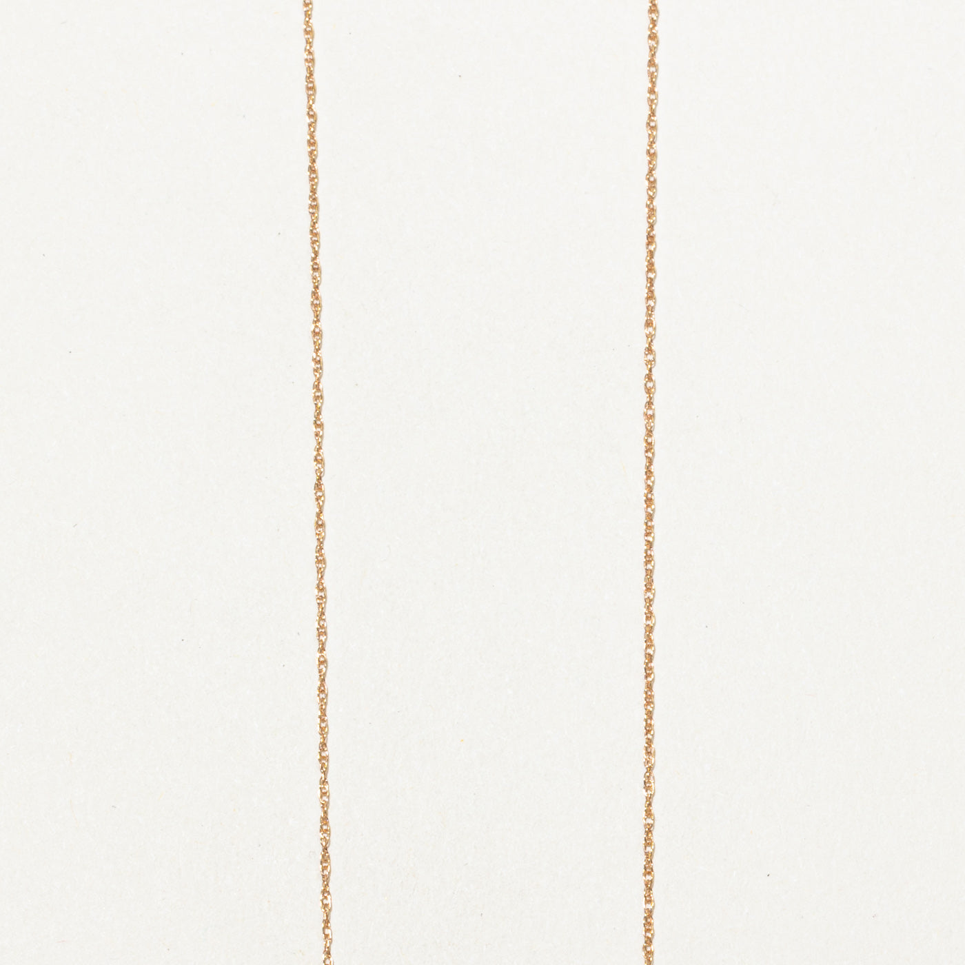 10K Rose Gold Diamond Swirl Pendant Necklace | 20"
