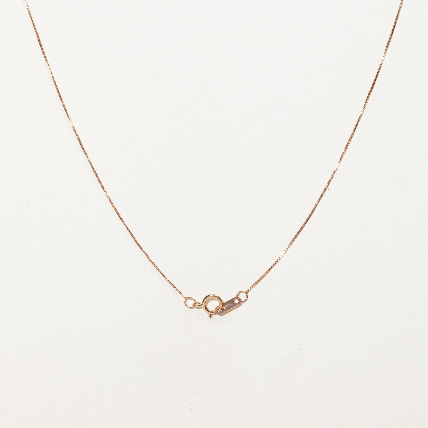 Collier pendentif papillon en or 10 carats et diamants | 43 cm