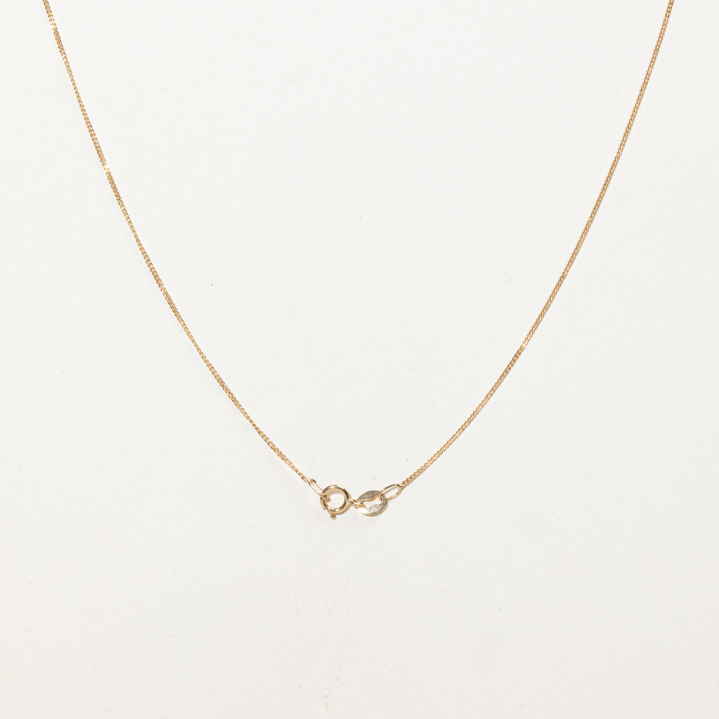 10K Diamond Crescent Moon Pendant Necklace | 17"