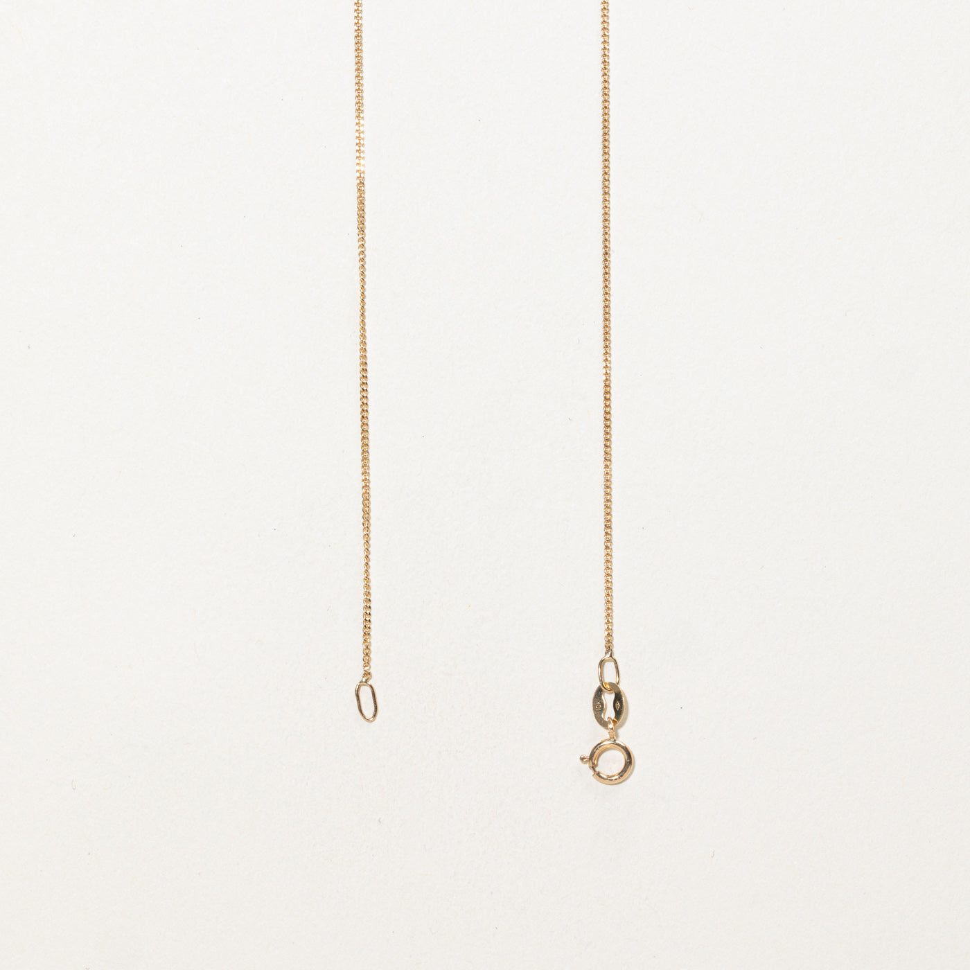10K Diamond Crescent Moon Pendant Necklace | 17"