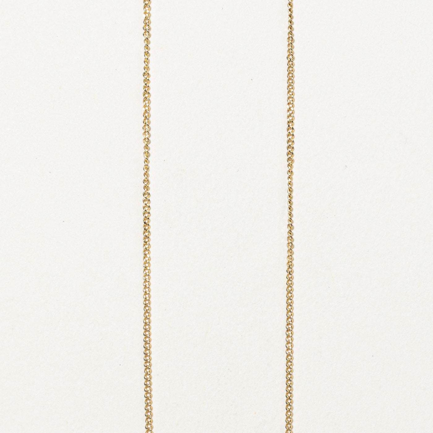 14K Diamond Geometric Drop Pendant Necklace | 15"