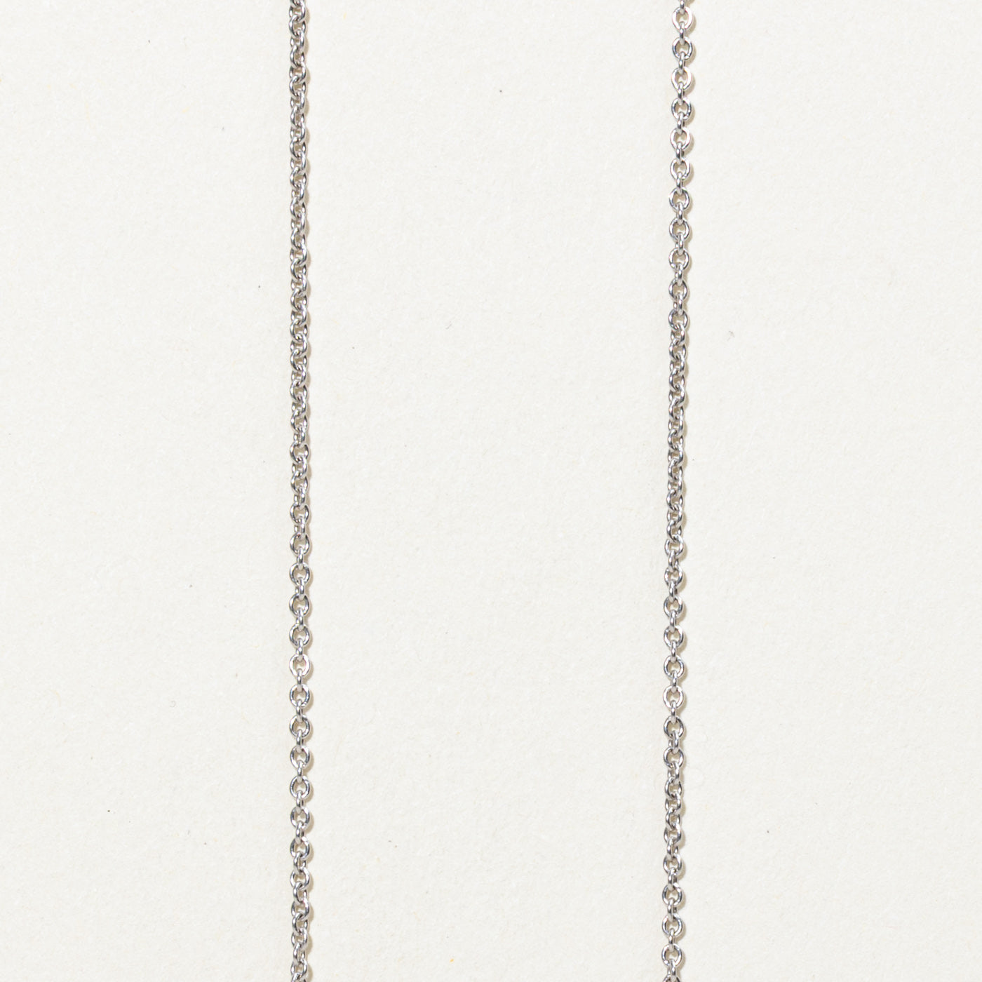 18K Bezel Set Diamond Satellite Necklace | 16.5"