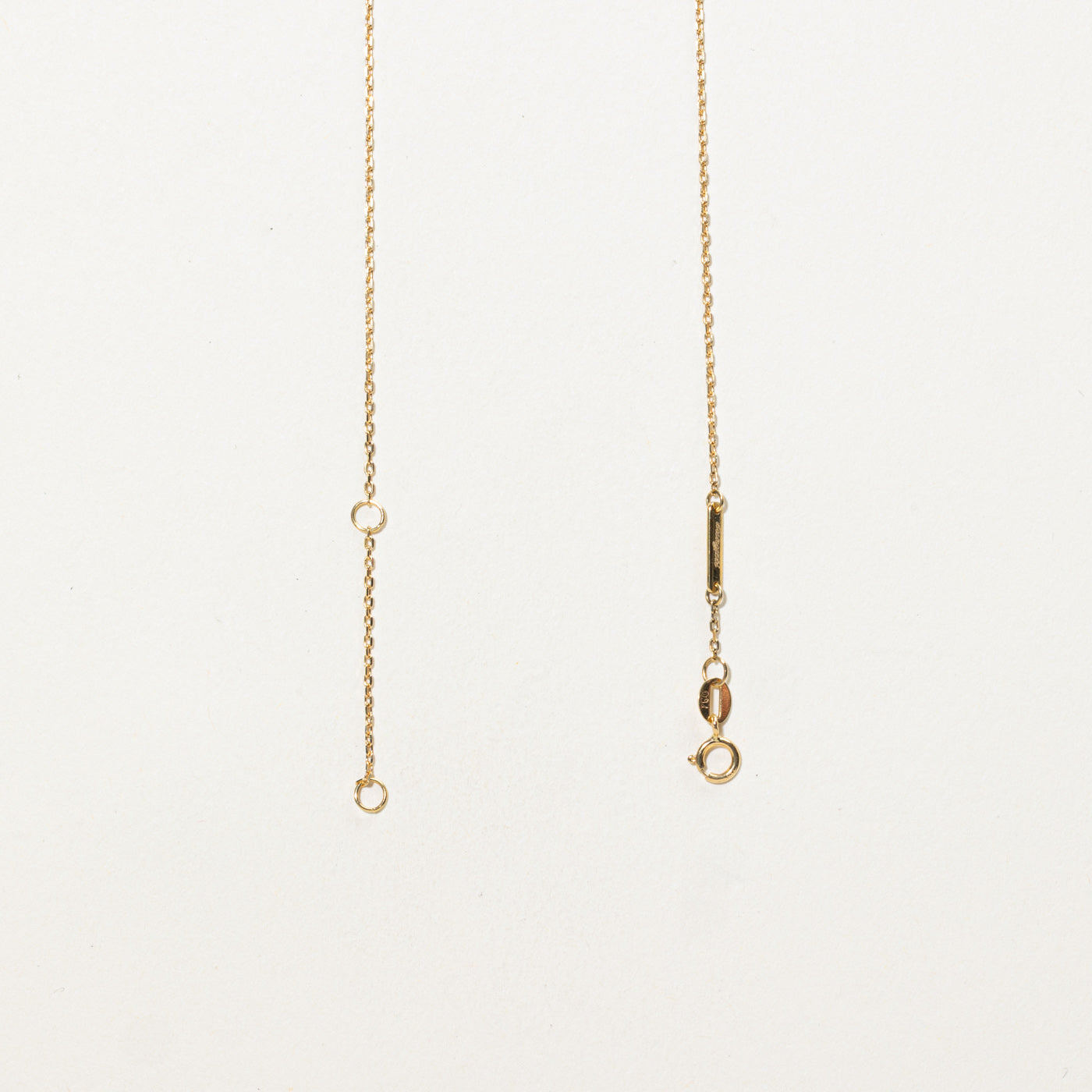 Collier pendentif infini en diamant 18 carats | 45,7 cm