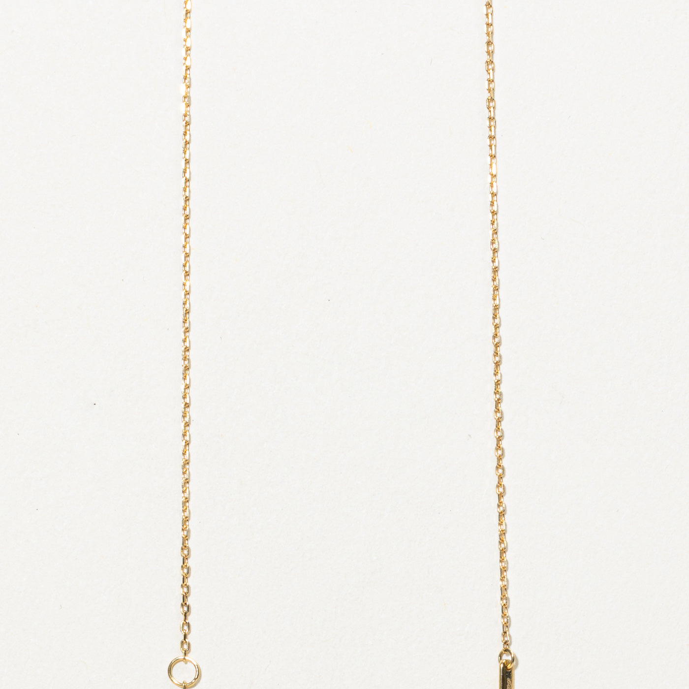 Collier pendentif infini en diamant 18 carats | 45,7 cm
