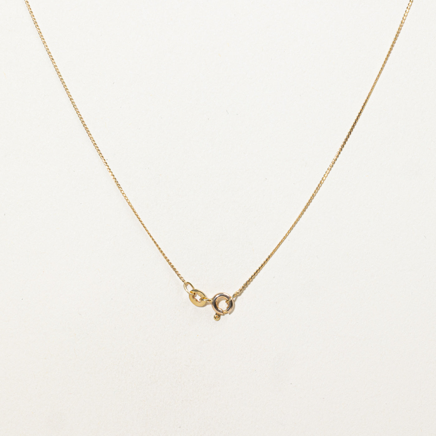 14K Diamond Heart Pendant Necklace | 14"