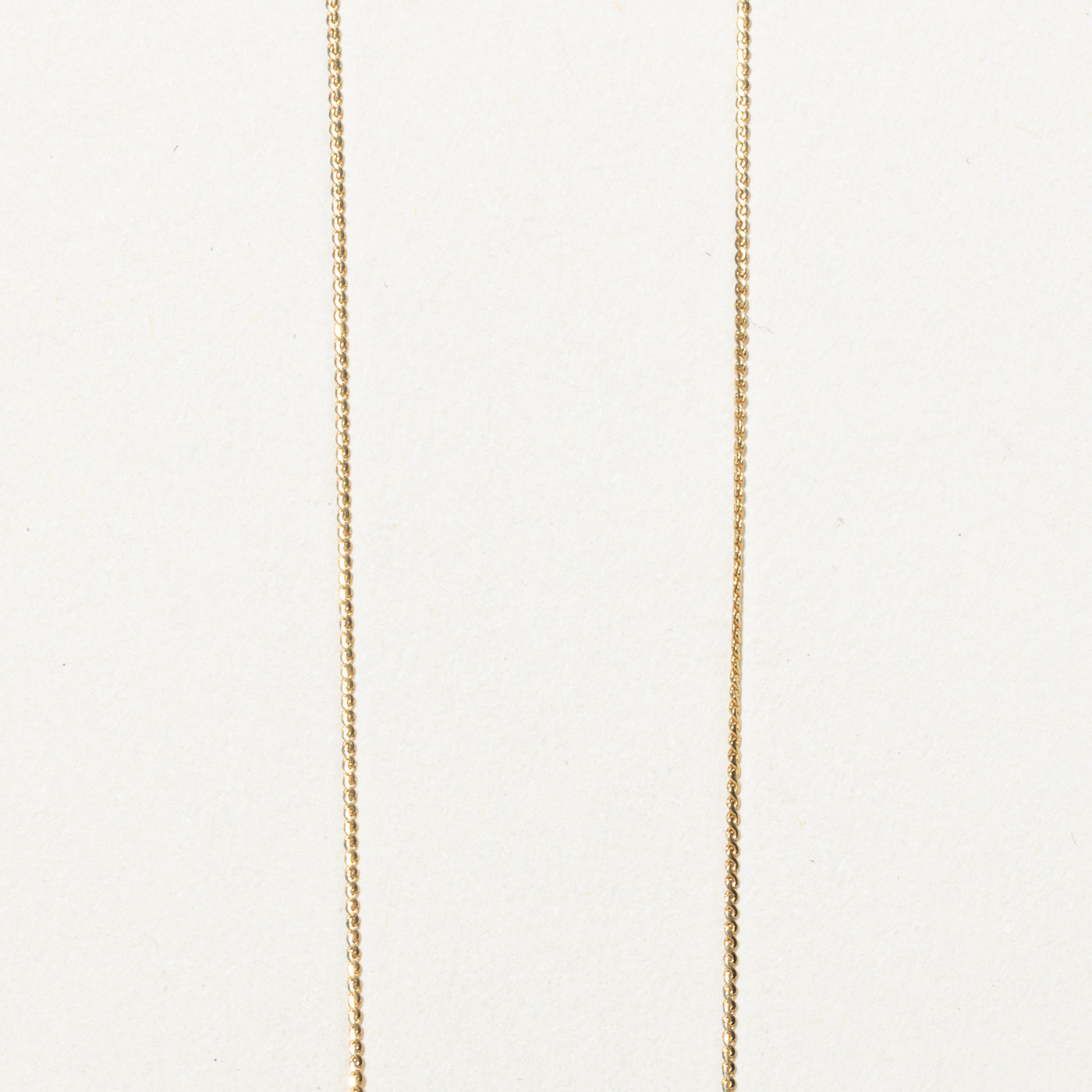 14K Diamond Heart Pendant Necklace | 14"