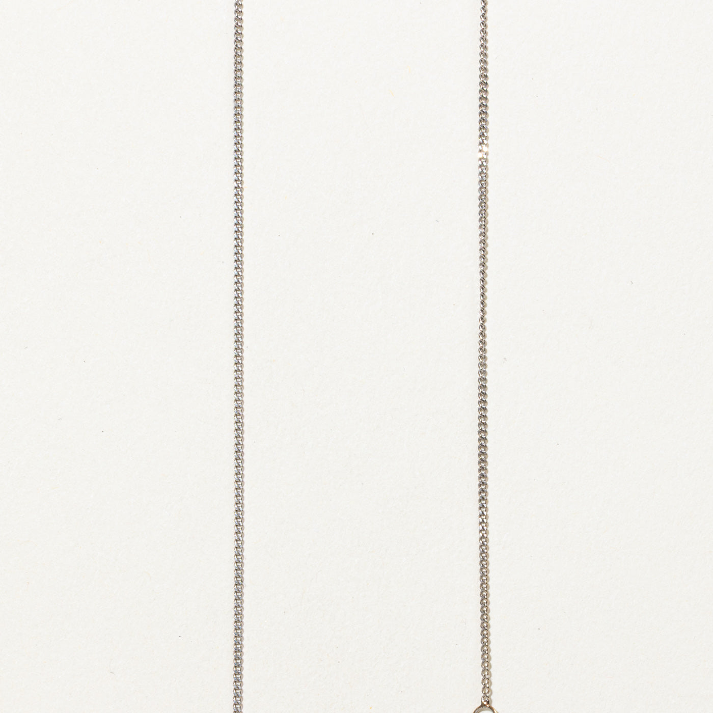 10K Two Tone Gold Diamond Hearts Pendant Necklace | 22"