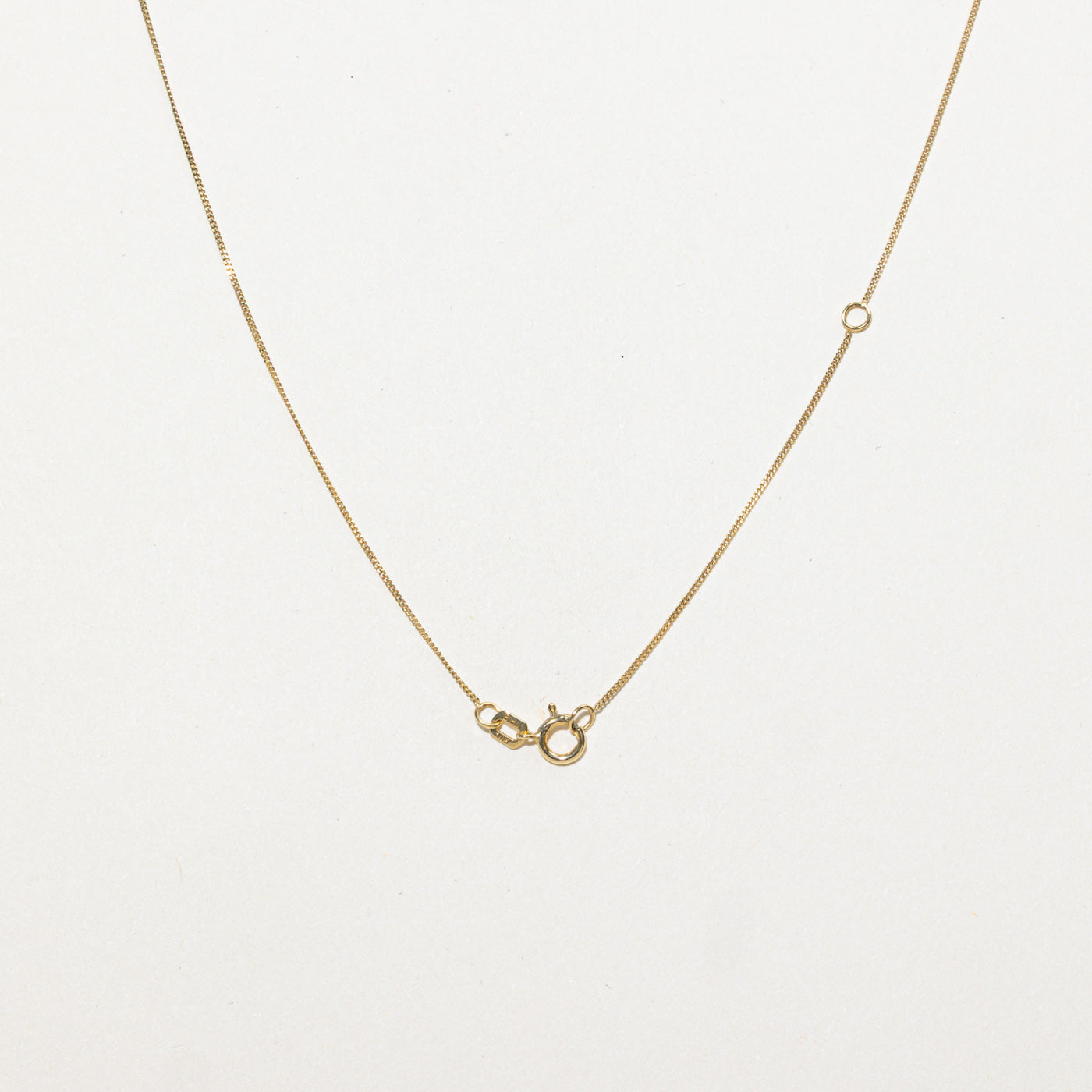 10K Two Tone Geometric Pendant Necklace | 18"