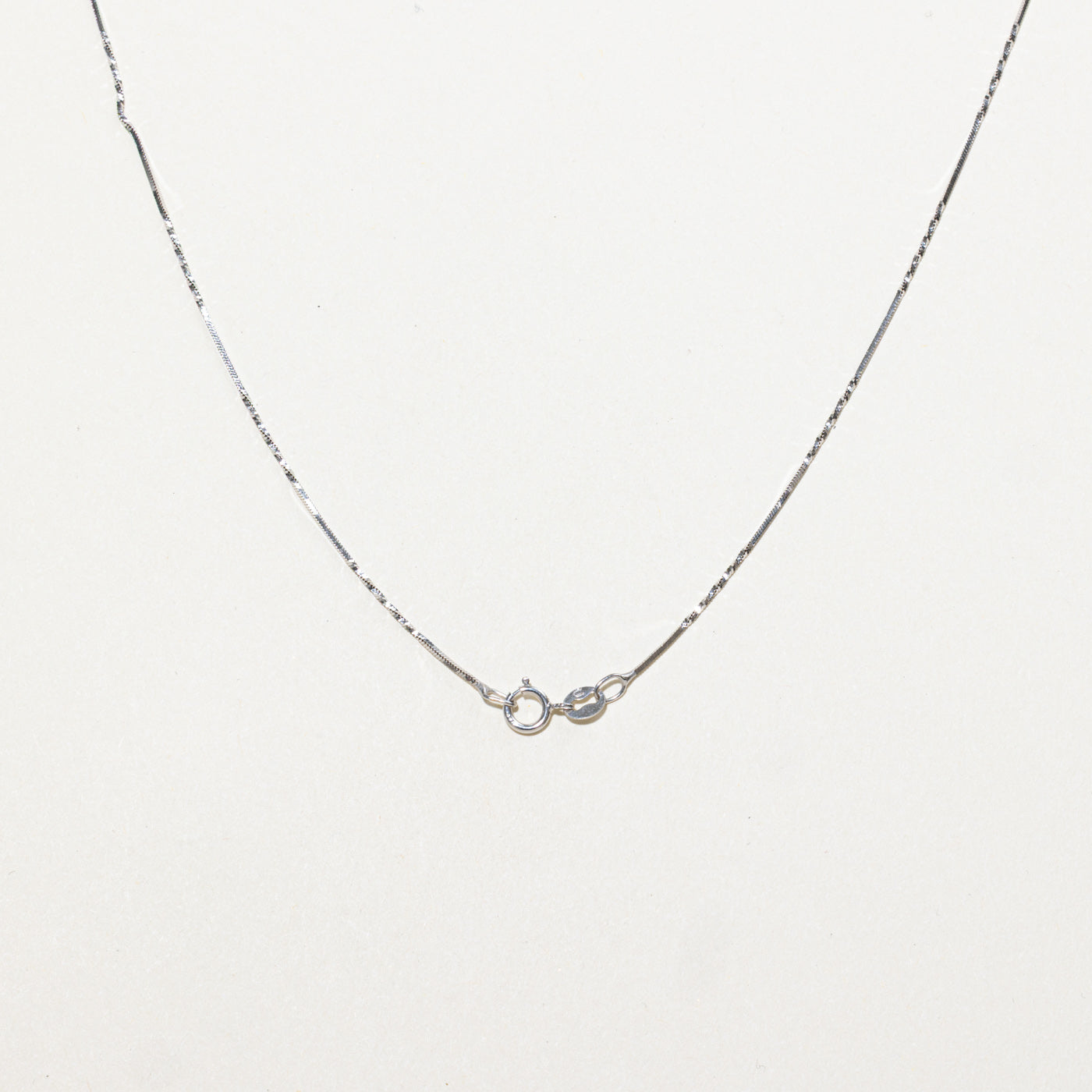 18K Diamond Abstract Swirl Pendant Necklace | 16"