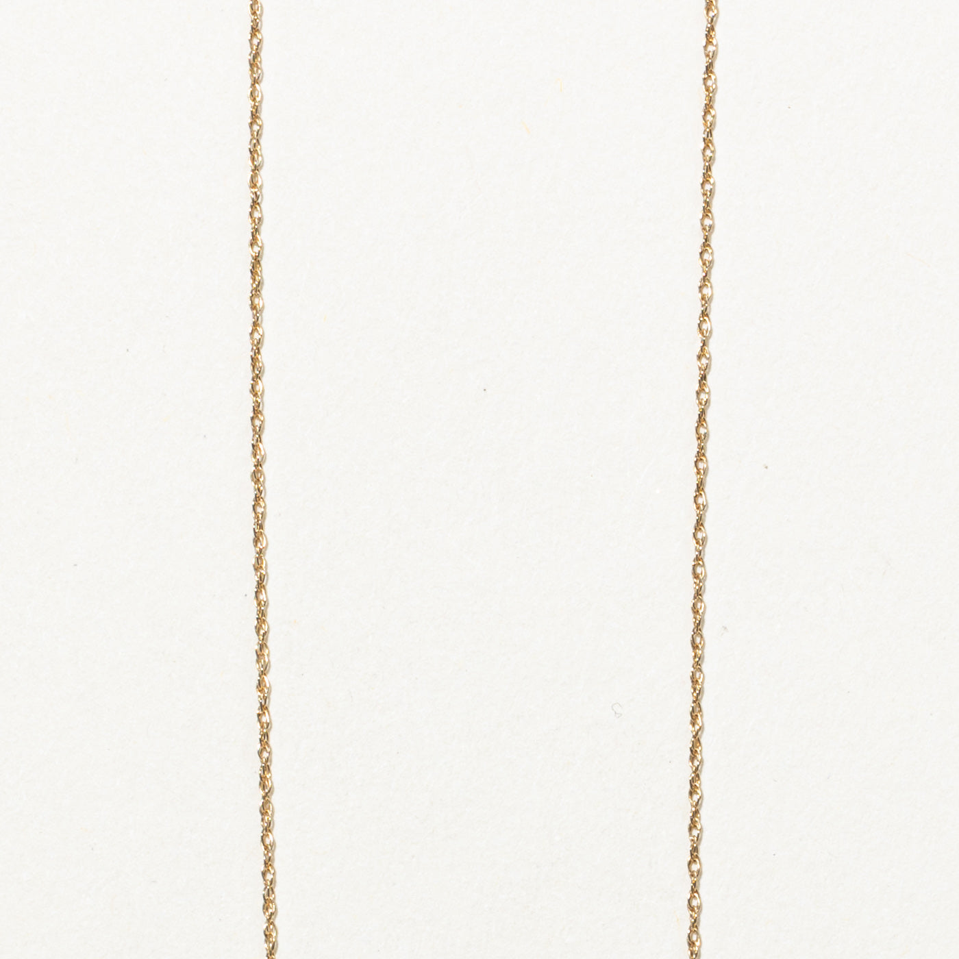 10K Diamond "XO" Pendant Necklace | 17"