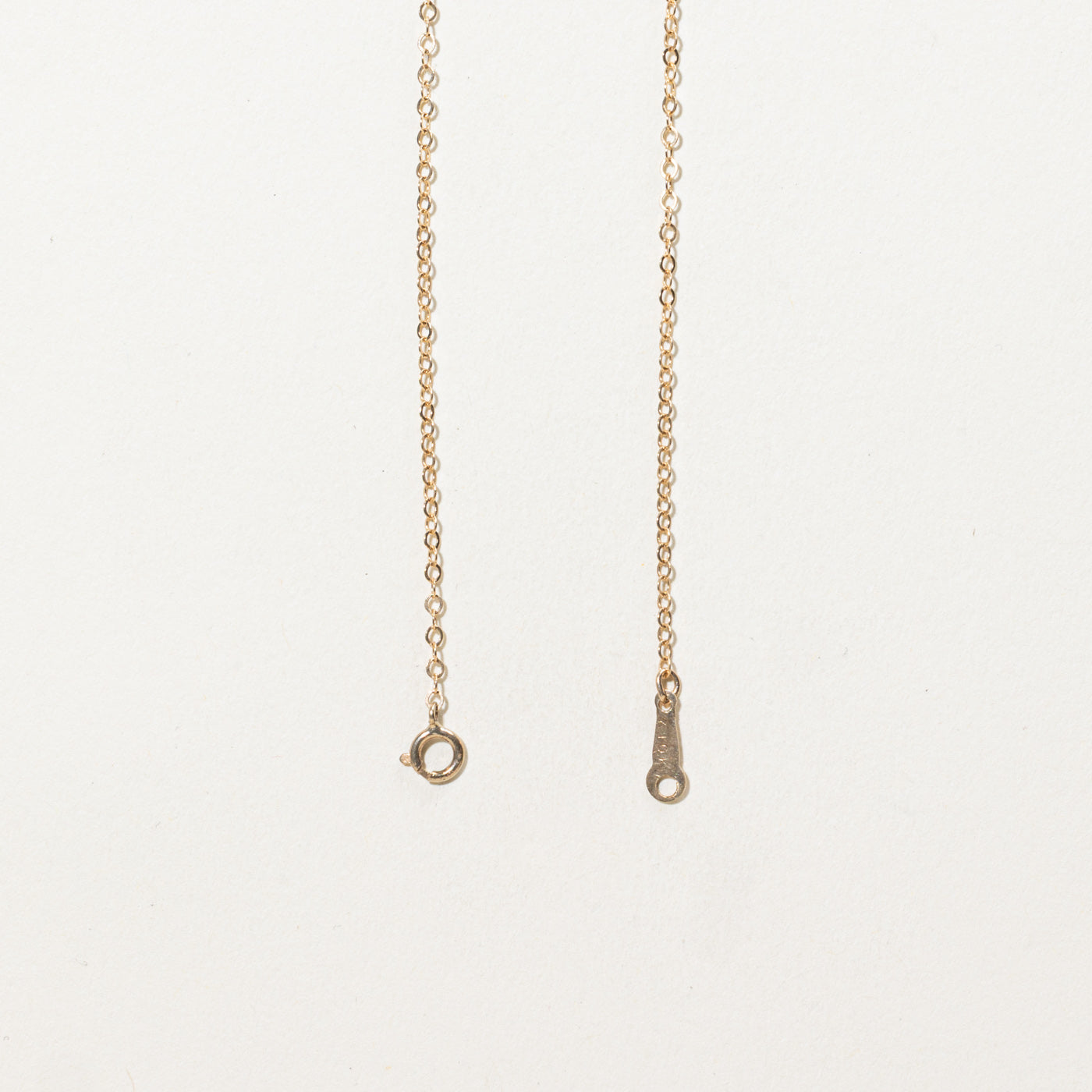 10K Diamond Flower Satellite Pendant Necklace | 15"