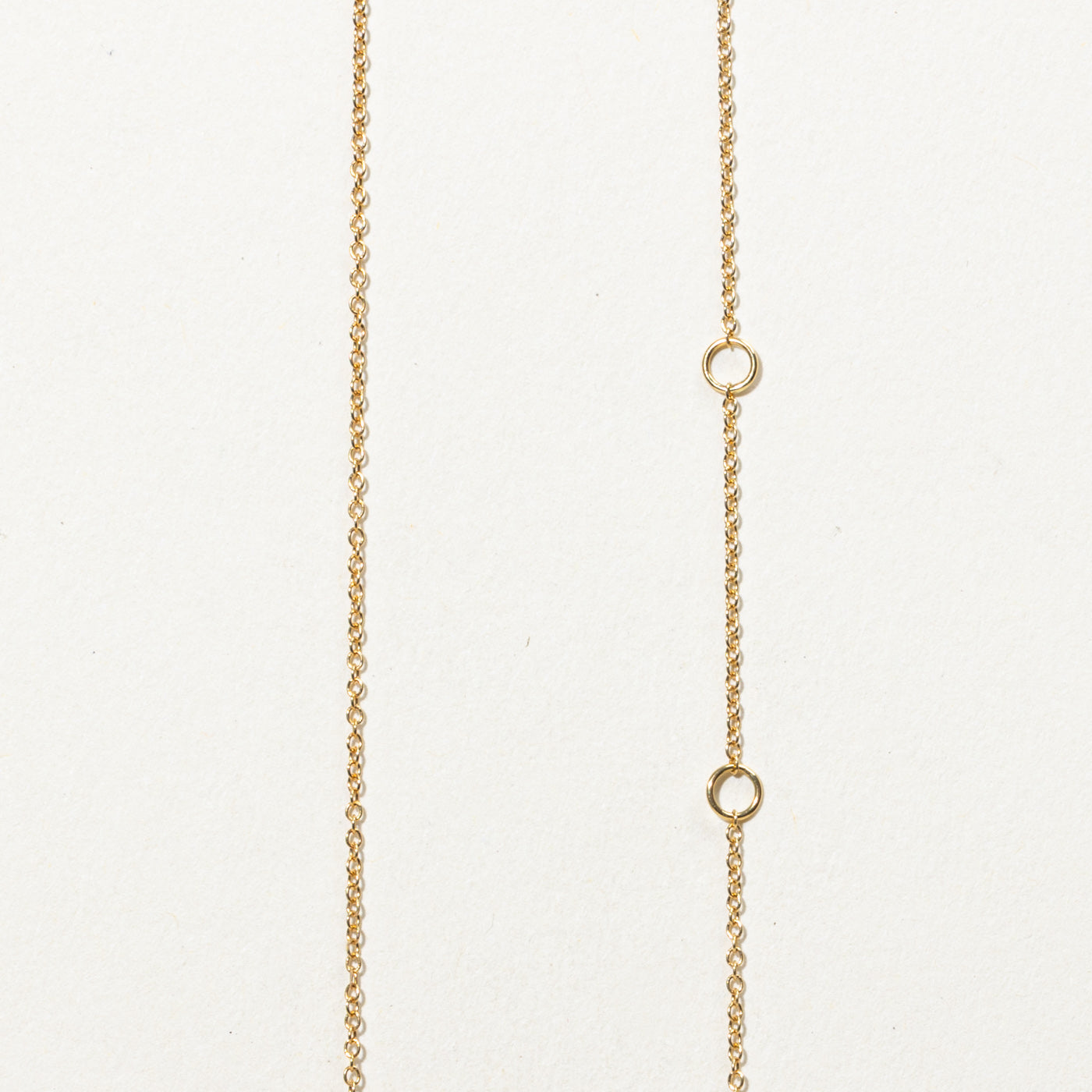 'Birks' 18K Diamond Heart Pendant Necklace | 17"