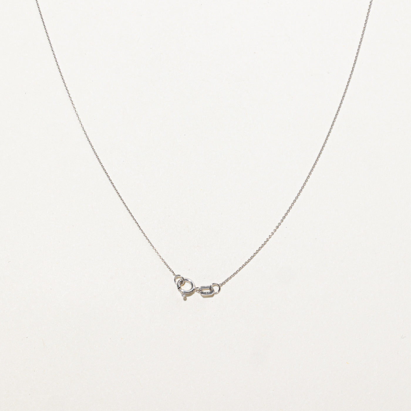 18K Pavé Set Diamond Heart Pendant Necklace | 18"