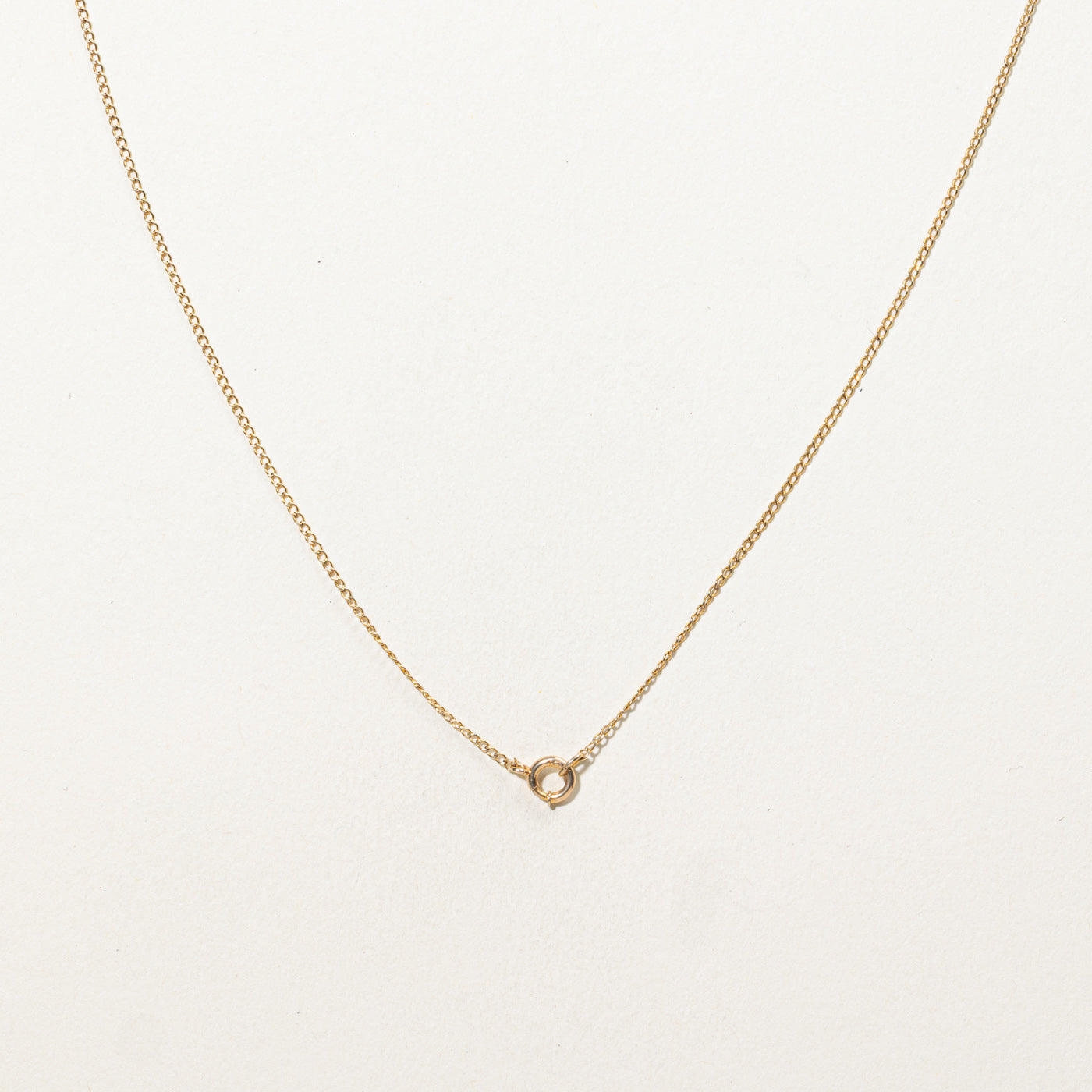 Collier pendentif ajouré en forme de poire serti de diamants 10 carats | 45,7 cm