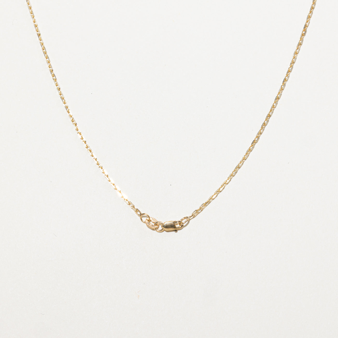 10K Diamond Twist Cross Pendant Necklace | 16"