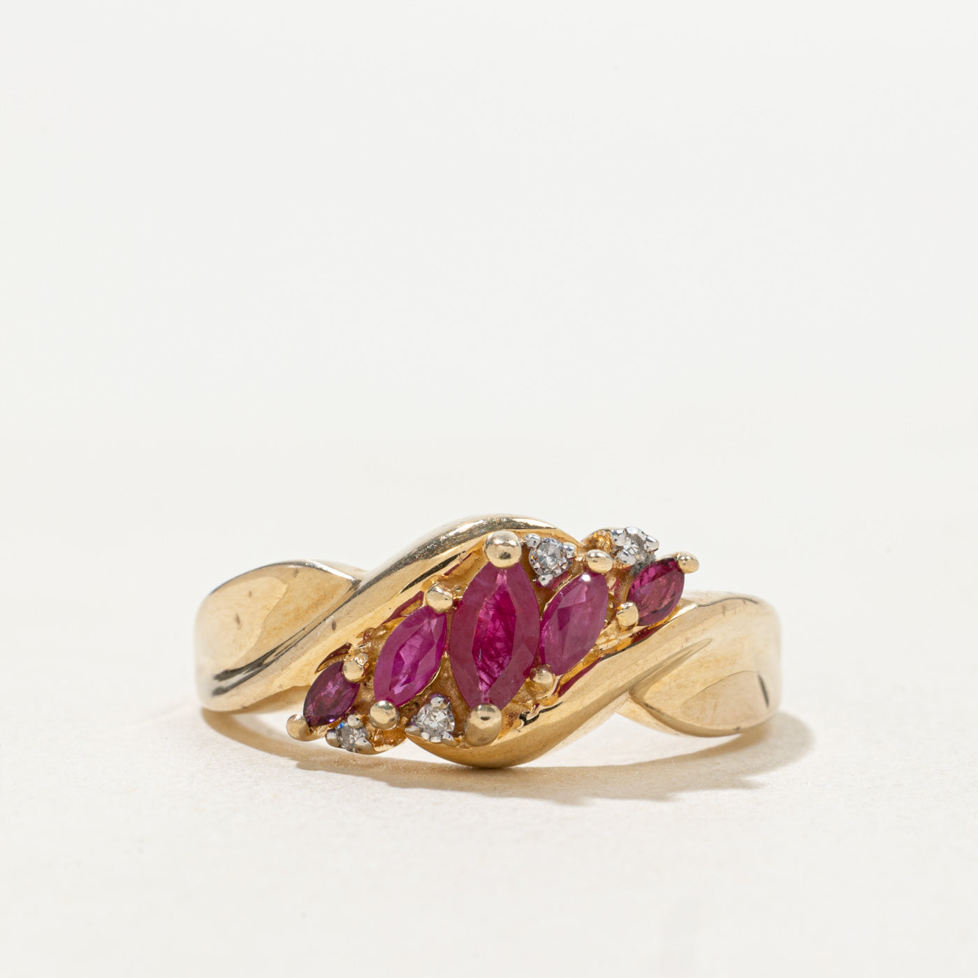 Bague en or 14 carats 6298-67