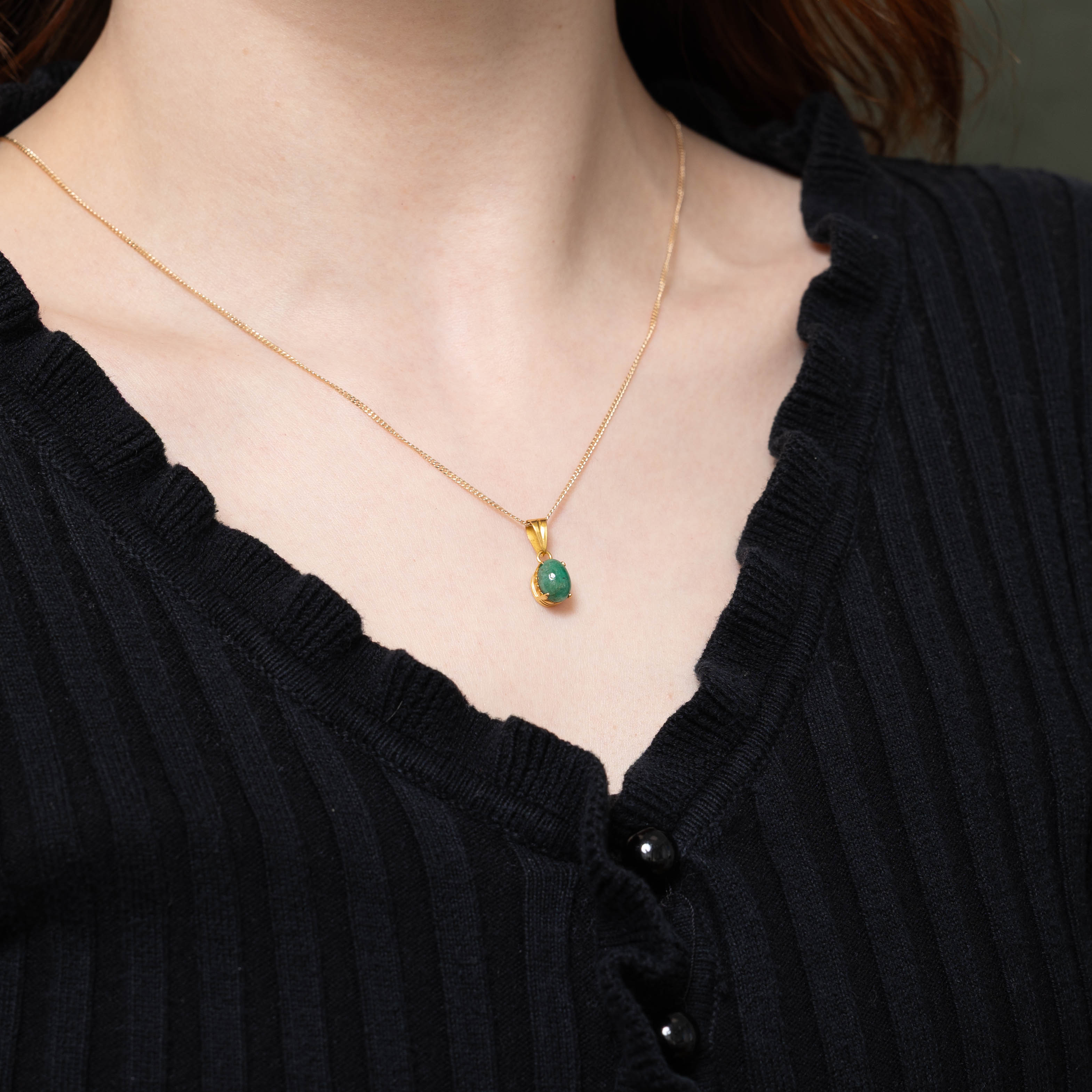 18k Aventurine Quartz Pendant | 1.64ct