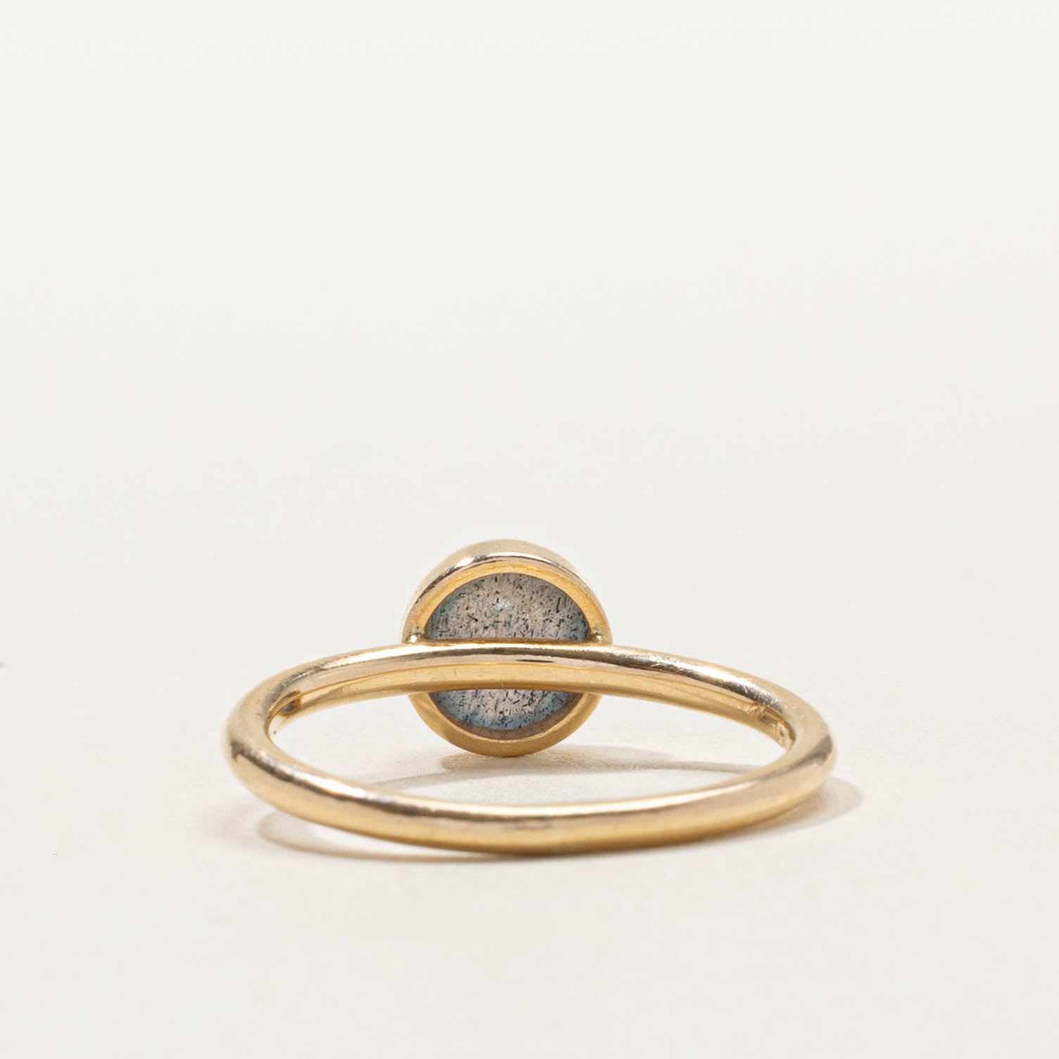 14k Bezel Set Labradorite Ring | SZ 4.75